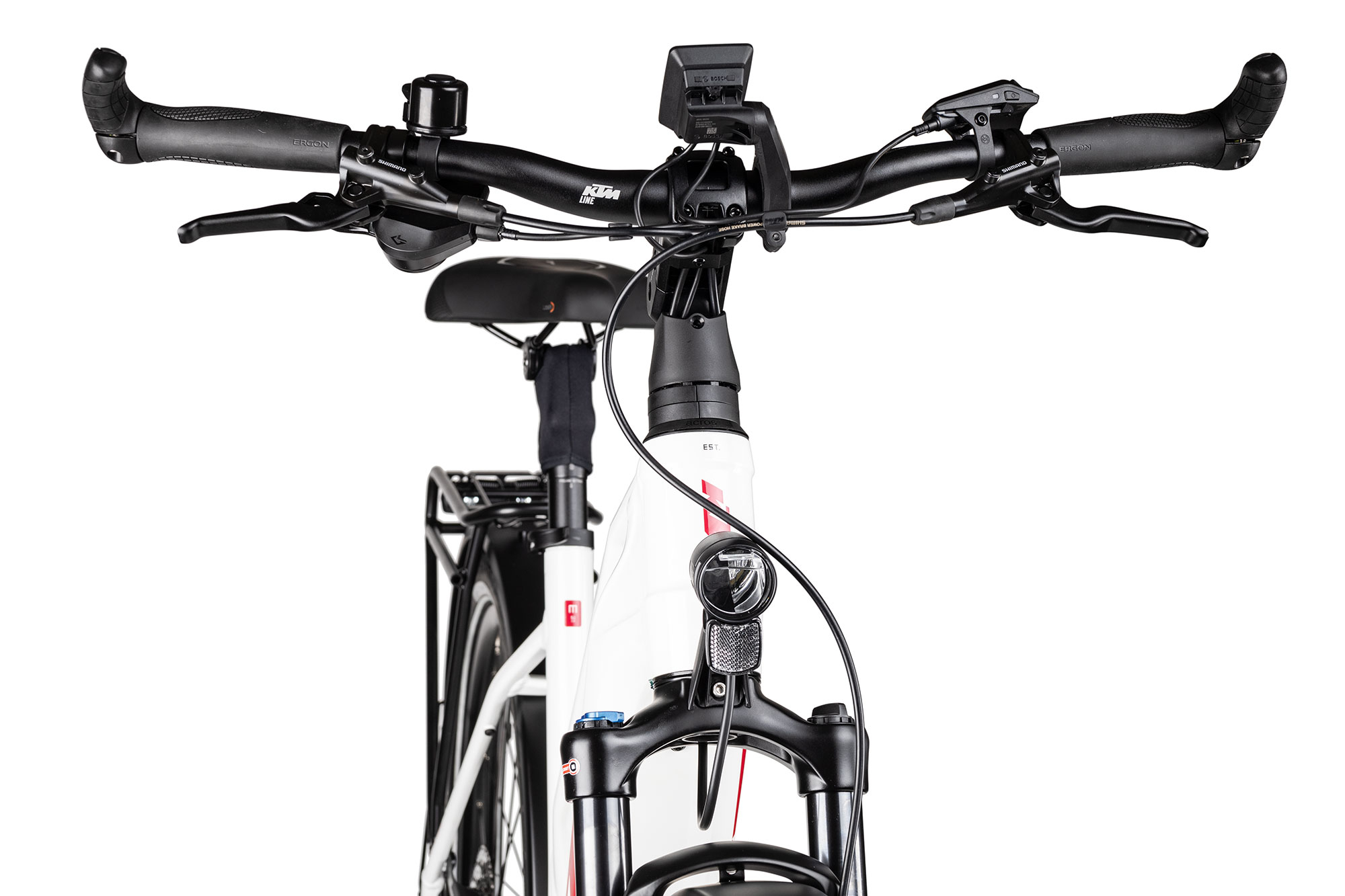KTM Macina GRAN PRO Trapez 2025 56 cm | metallic white/darkred black