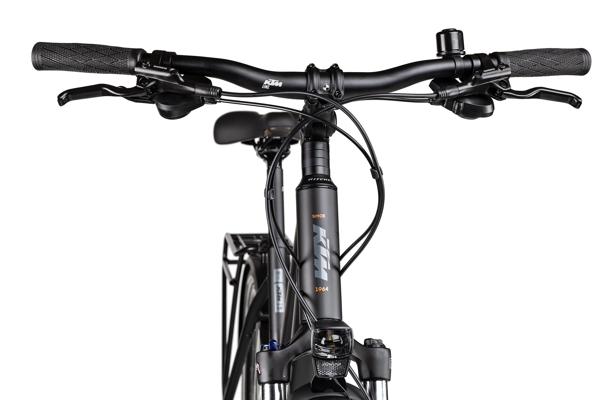KTM Saragossa Trapez 2025 46 cm | black matt/grey orange