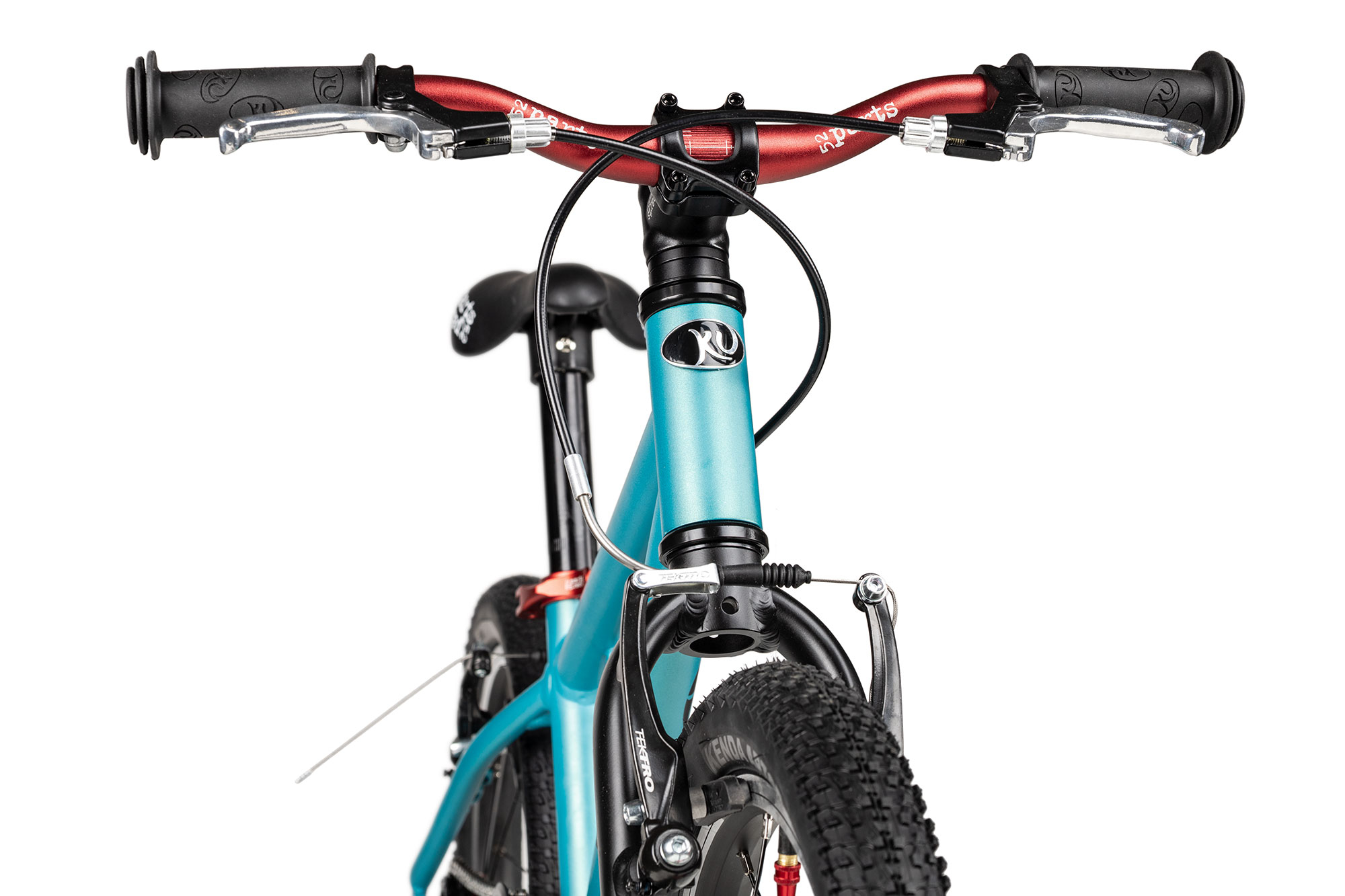 KUbikes 16L MTB 22 cm | türkis glitter/laser red