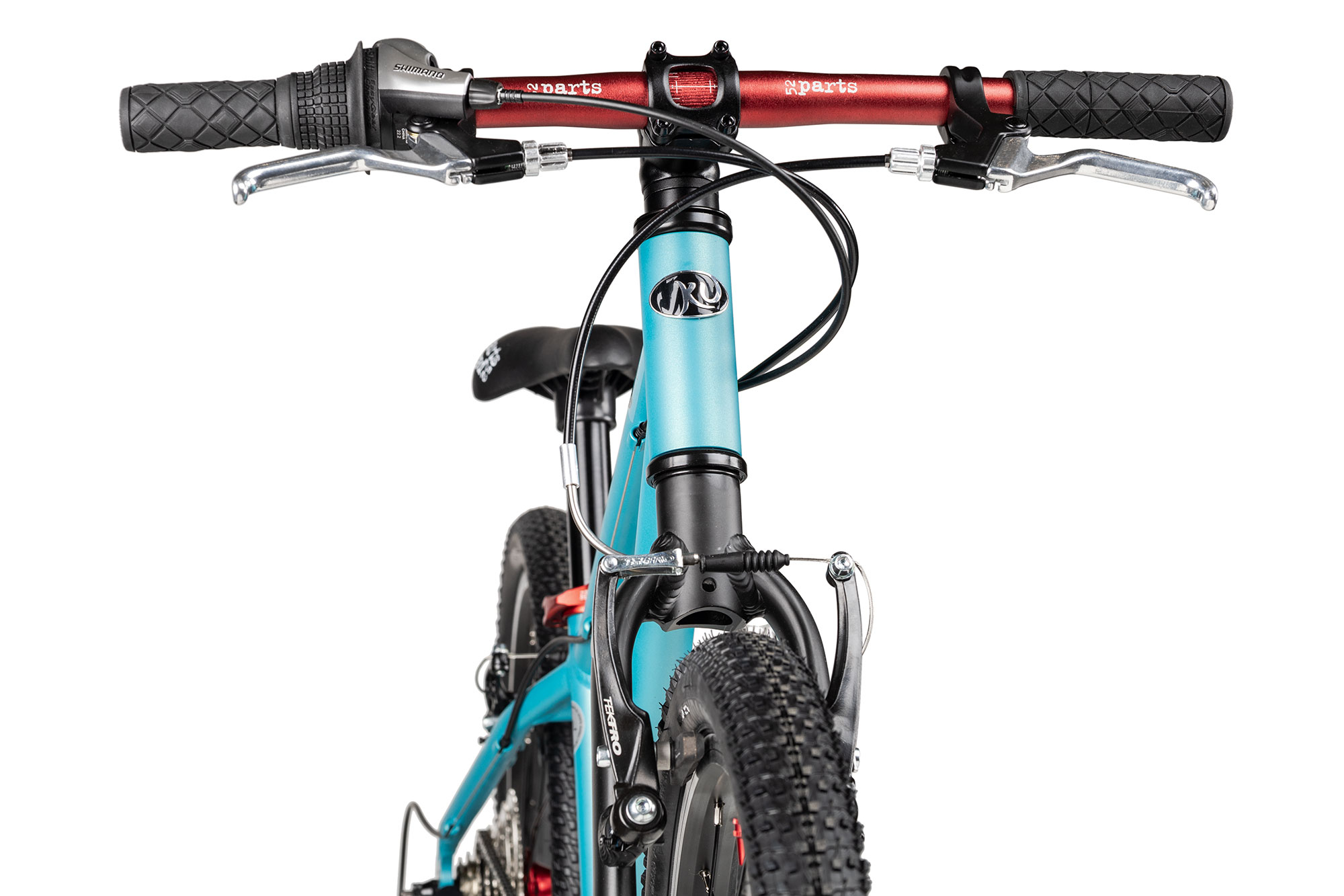 KUbikes 20 MTB 26 cm | türkis glitter/laser red