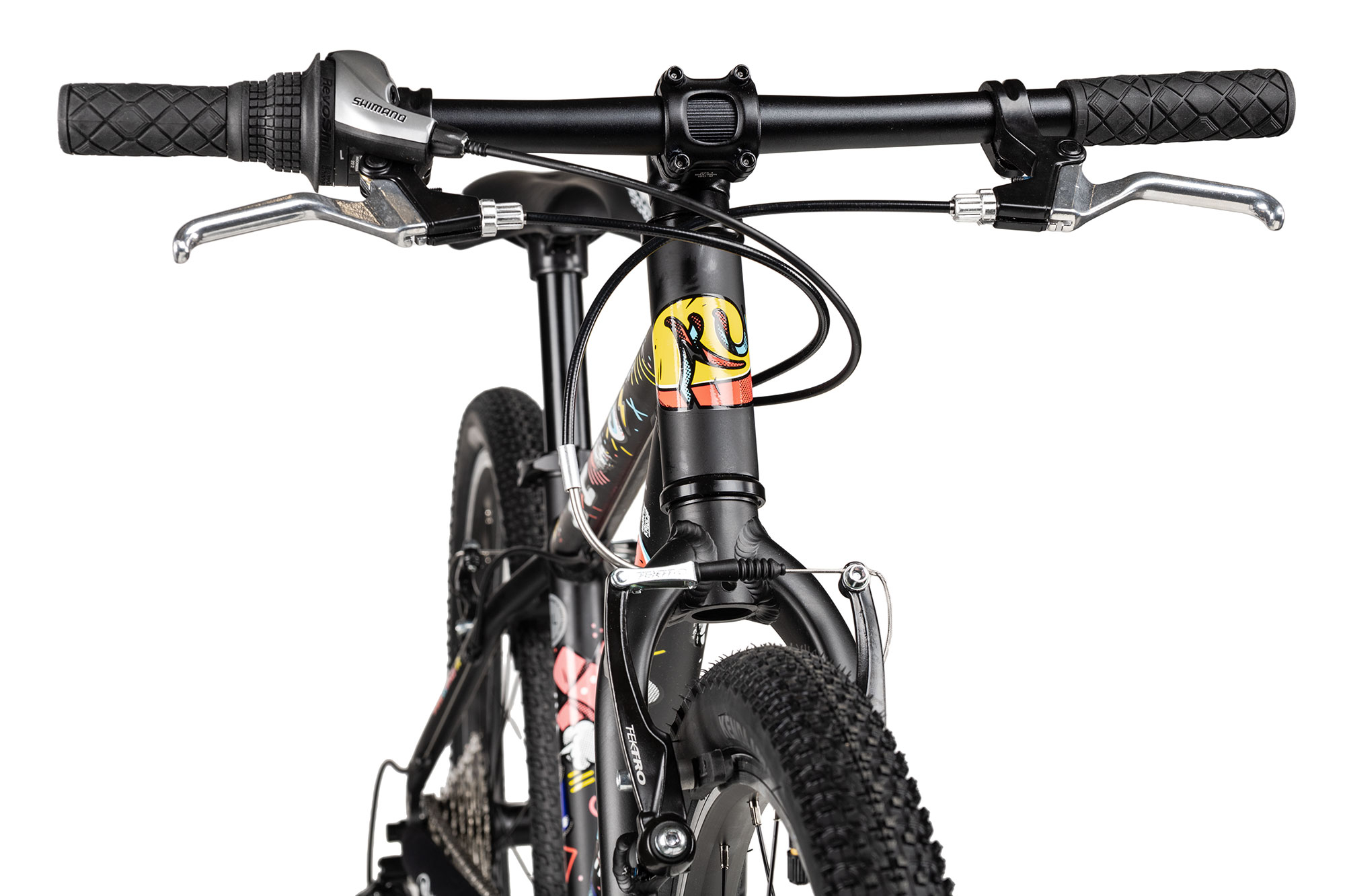 KUbikes 24 MTB 33 cm | schwarz/comic