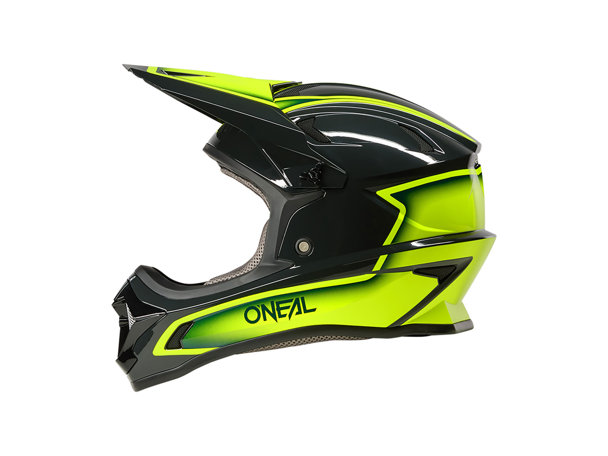 ONeal Sonus Fullface Helm 53-54 cm | slick gray neon
