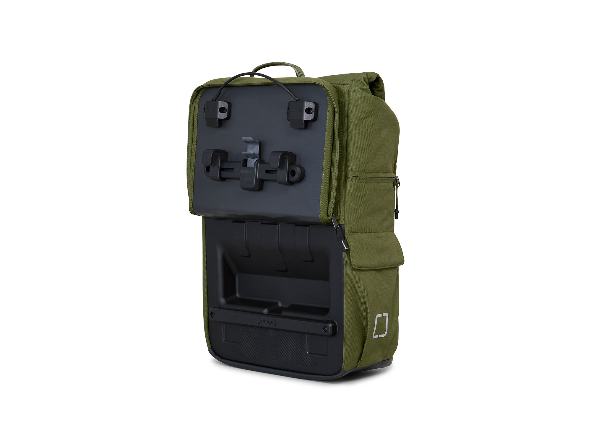 otinga Flip V3 Rucksack-Fahrradtasche olive grün