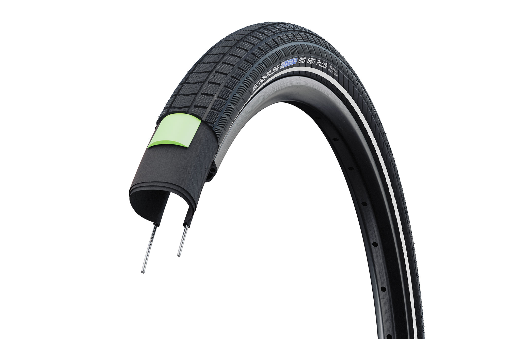 Schwalbe Big Ben Plus Reifen 55-406 | schwarz reflex