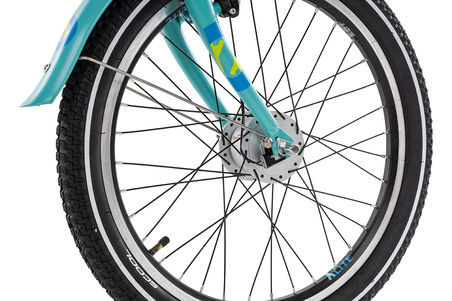 SCool XXlite alloy 20-3 28 cm | blue/petrol | 20 Zoll