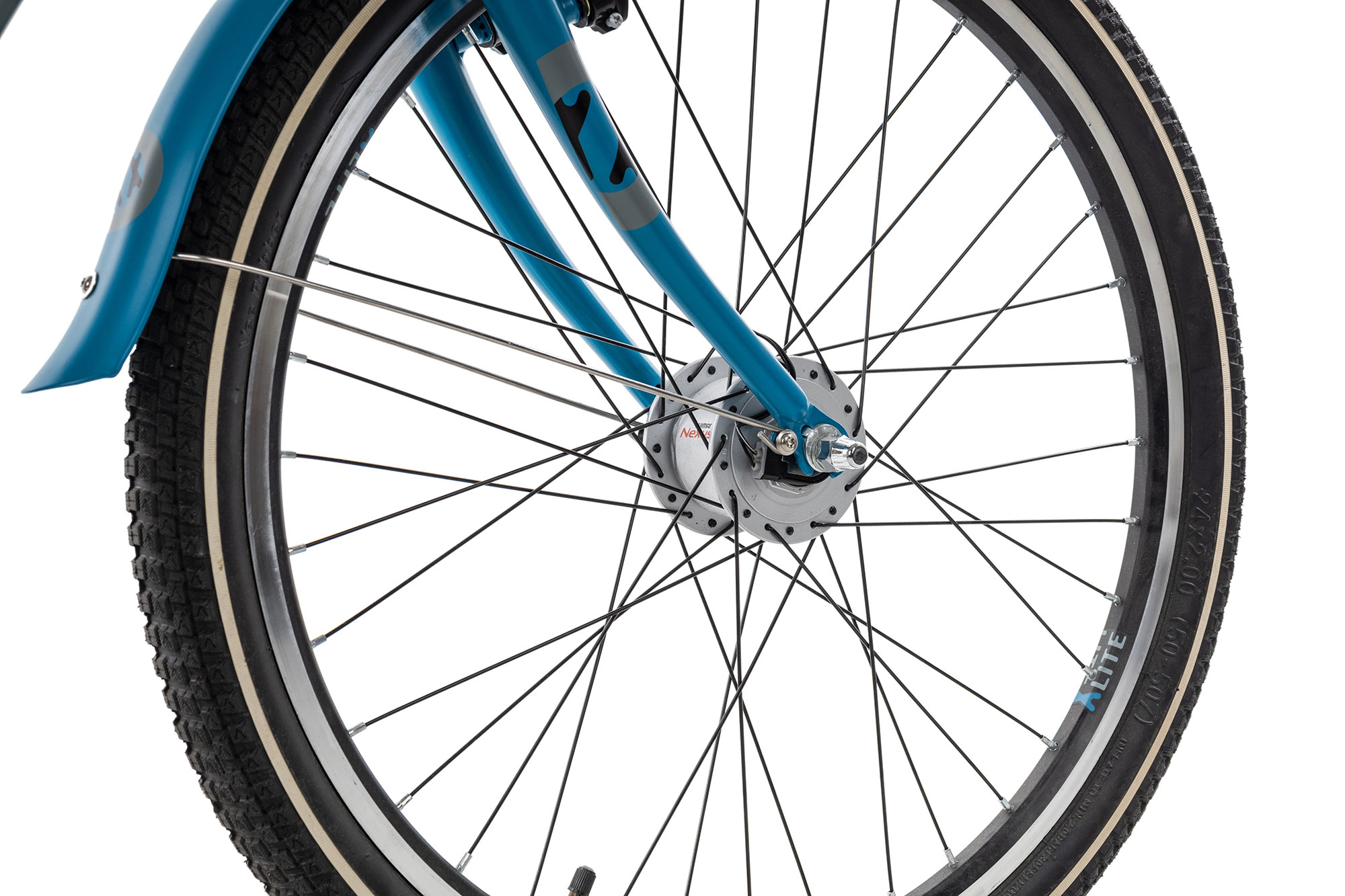 SCool XXlite alloy 24-7 31 cm | grey/petrol | 24 Zoll