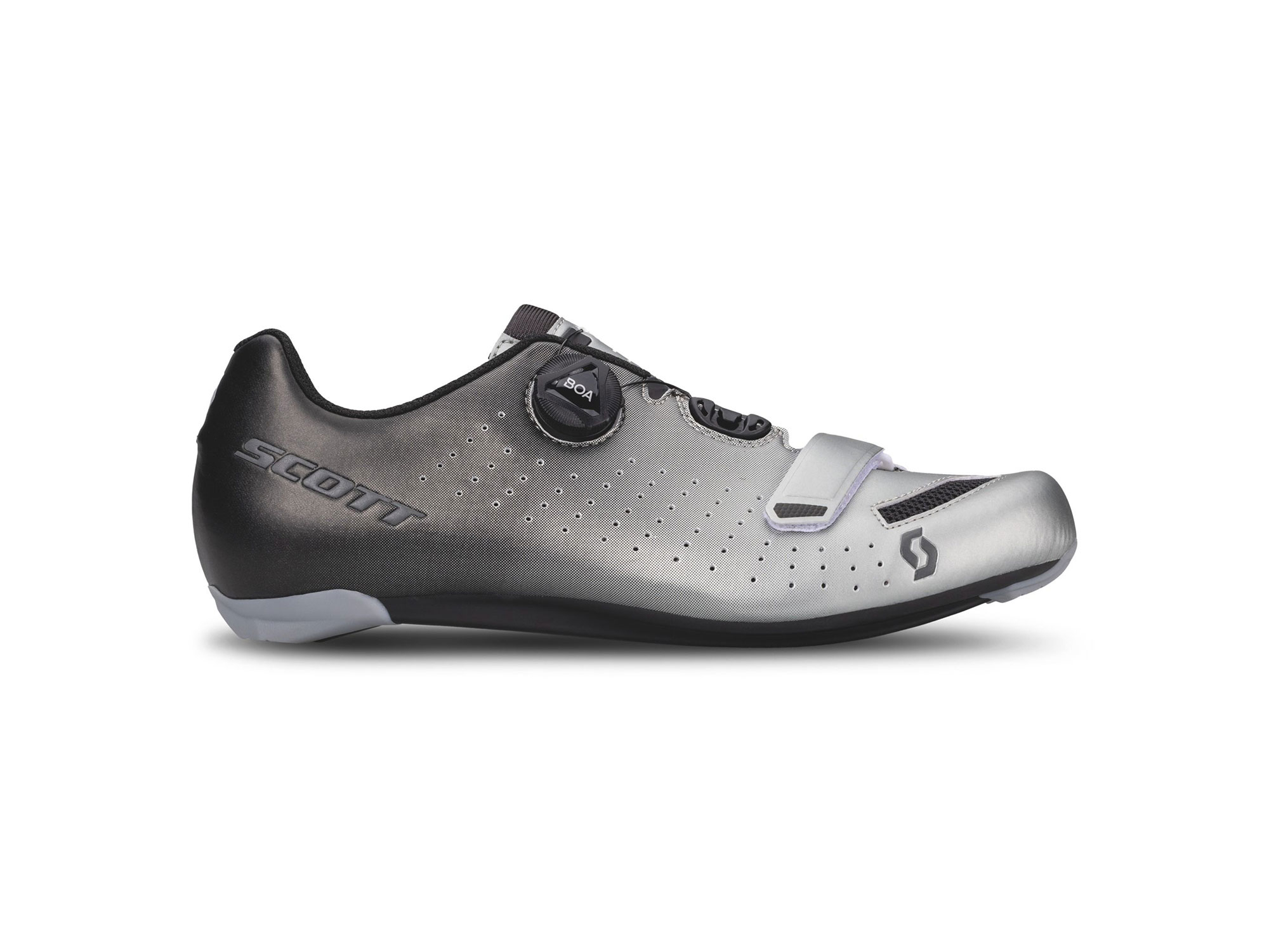 Scott Road Comp Boa Schuh 43 | black fade/metallic silver