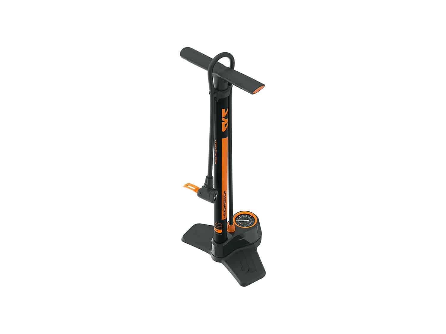 SKS Airkompressor Compact 10.0 Standpumpe schwarz orange