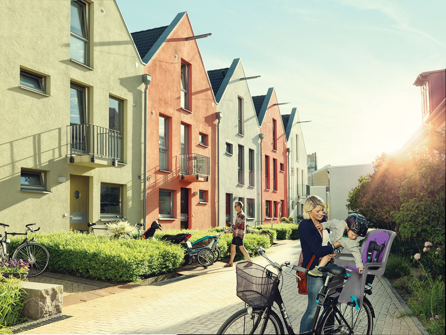 Thule RideAlong Kindersitz hellgrau