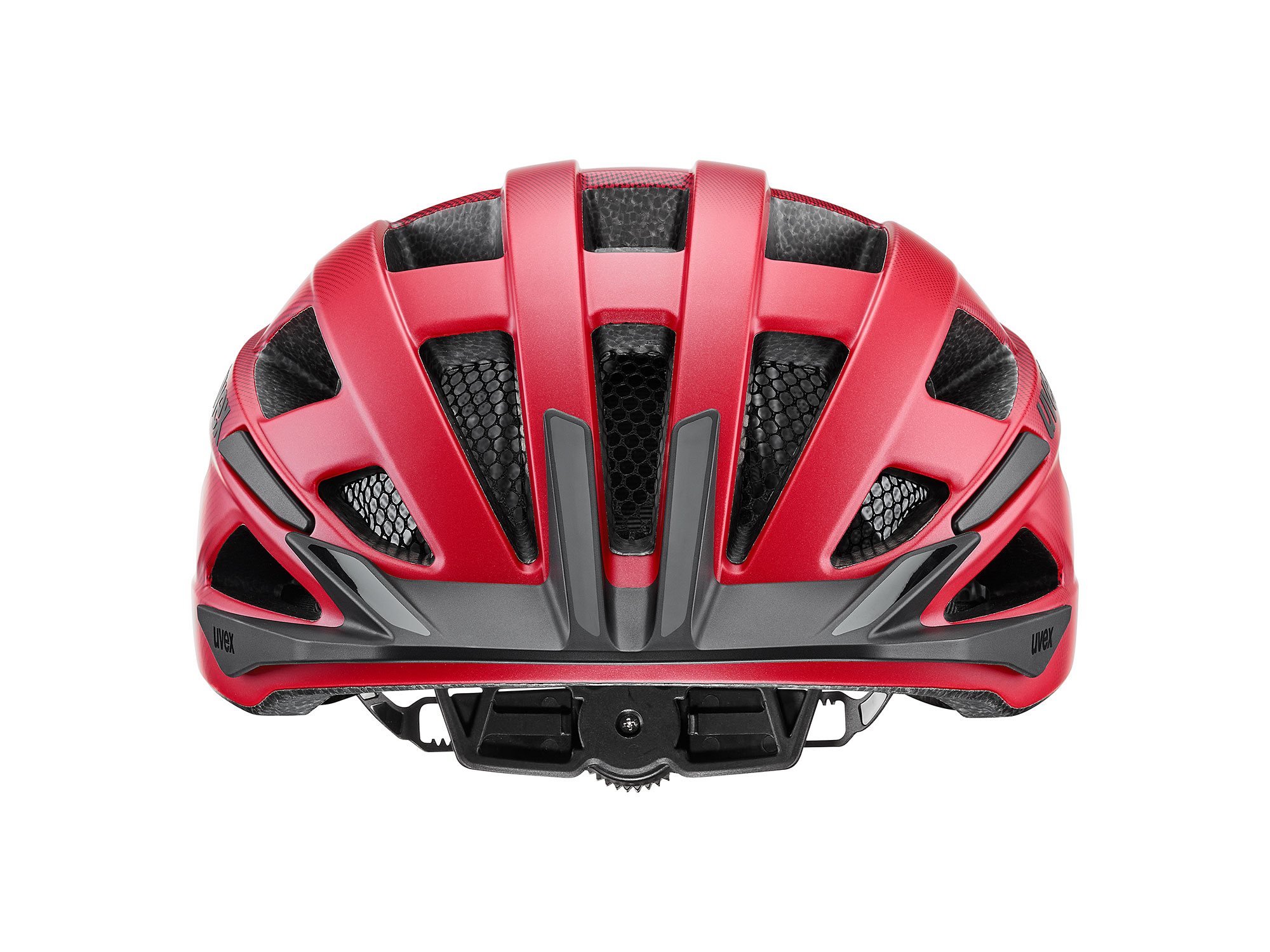 Uvex I-VO 2 Helm 56-60 cm | red black matt