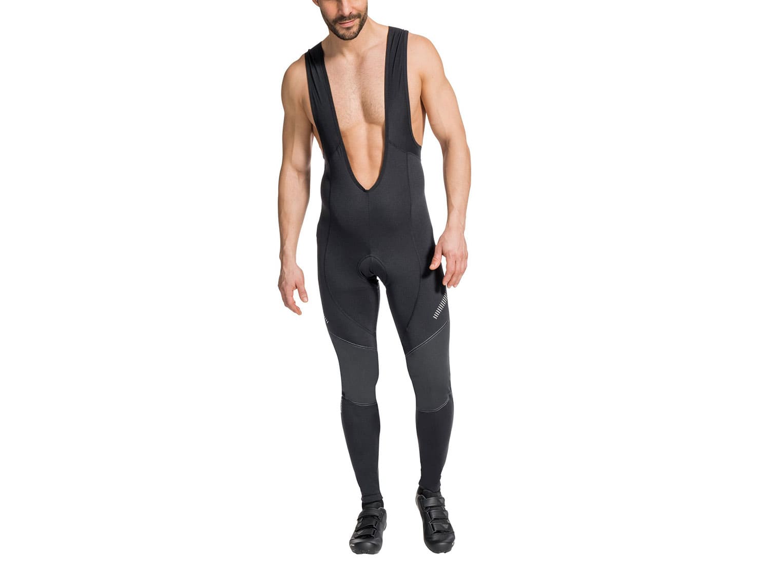 Vaude Active Warm Tight Men Radhose XXL | schwarz/grau