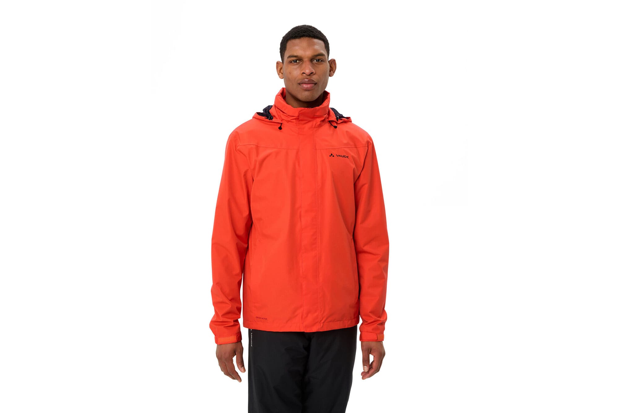 Vaude Escape Bike Light Jacket men S | glowing red/black