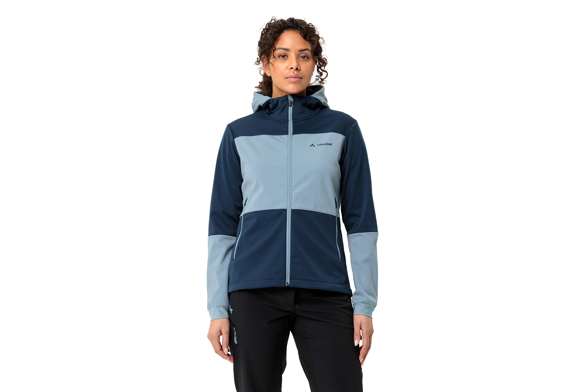 Vaude Qimsa Hooded Softshell Jacket WMS 36 | dark sea