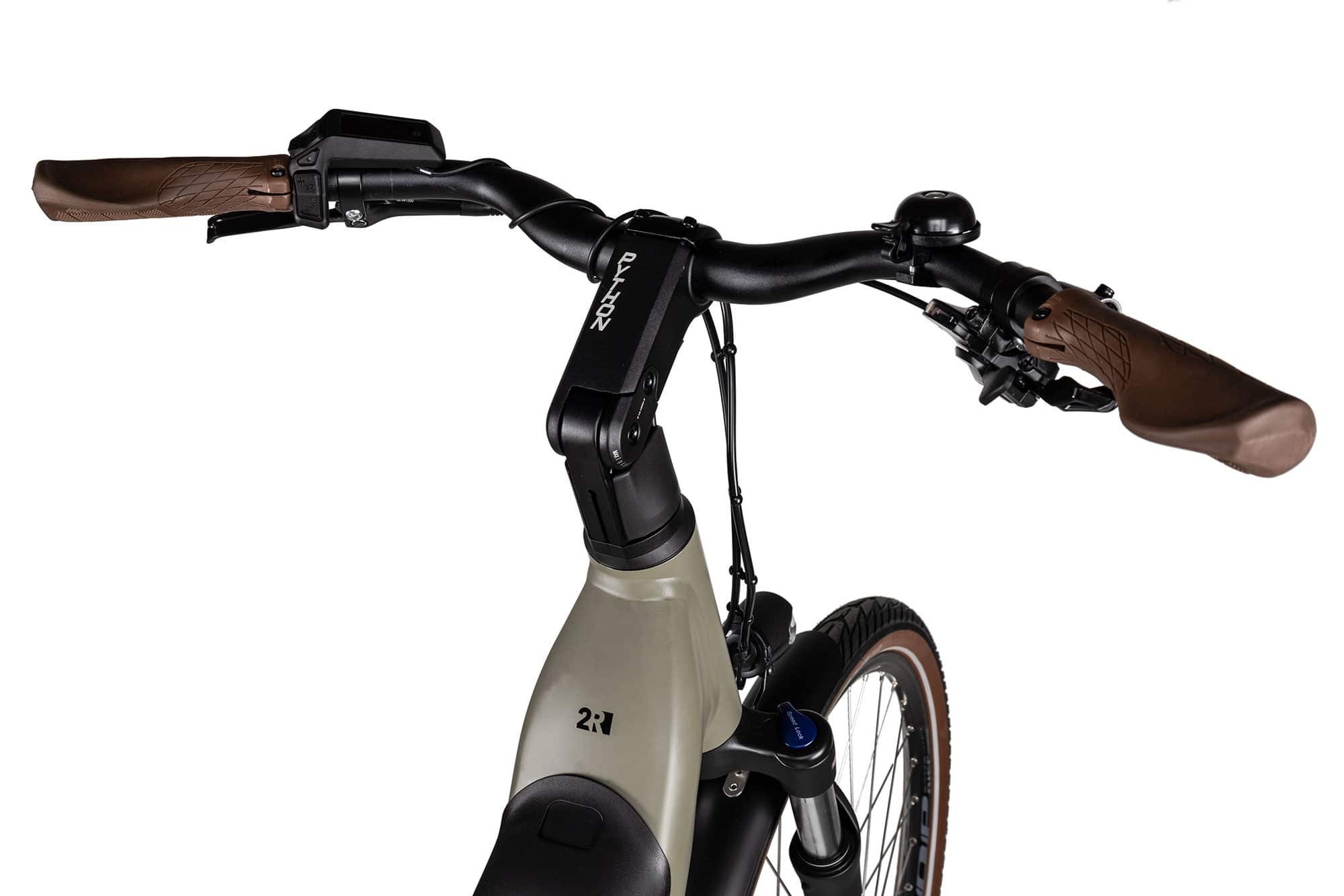2R Manufaktur ELO 9 Wave 46 cm | moosgrau matt/black/perlweiss