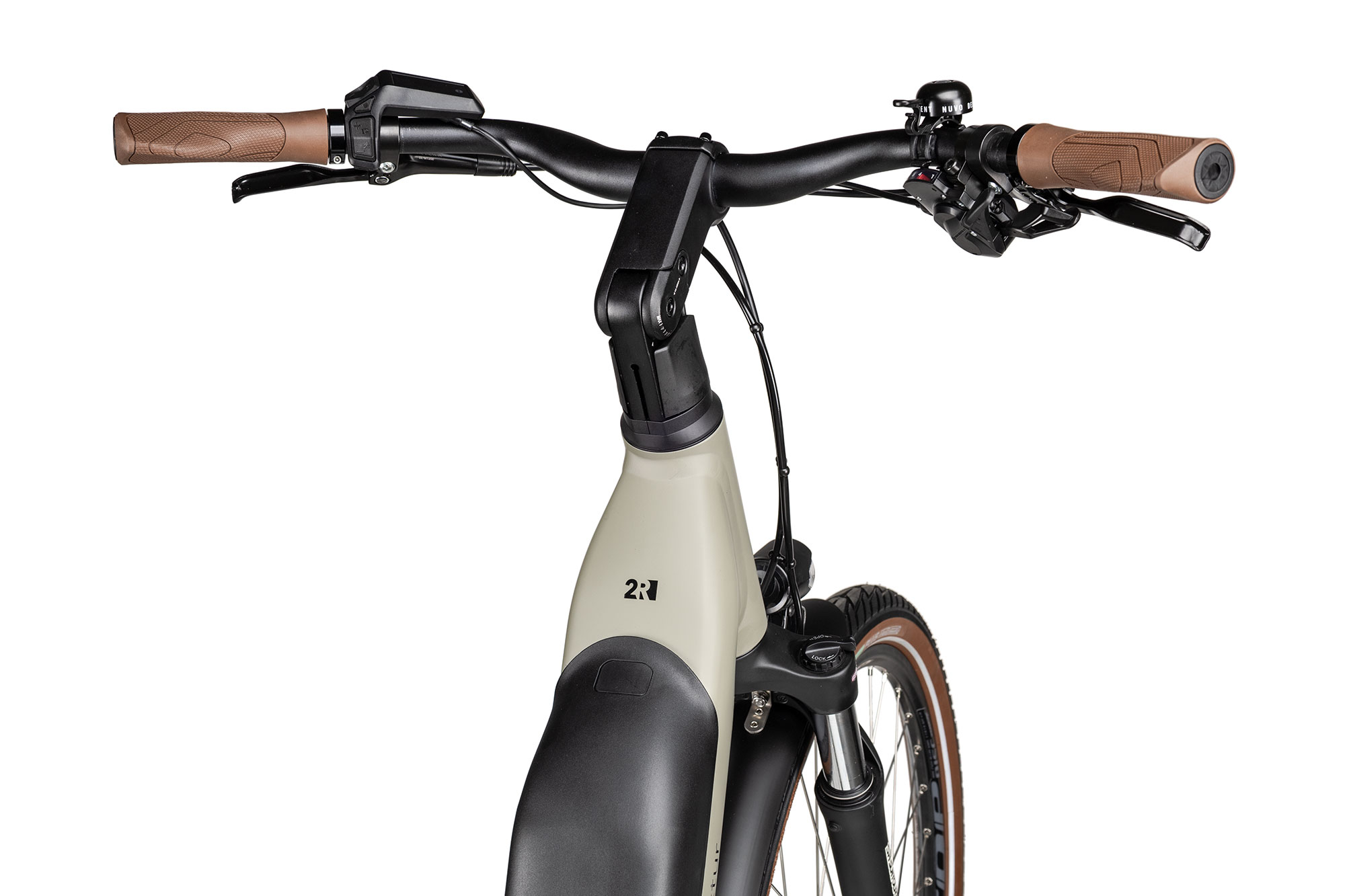2R Manufaktur ELO 9 Wave 56 cm | moosgrau matt/perlweiß