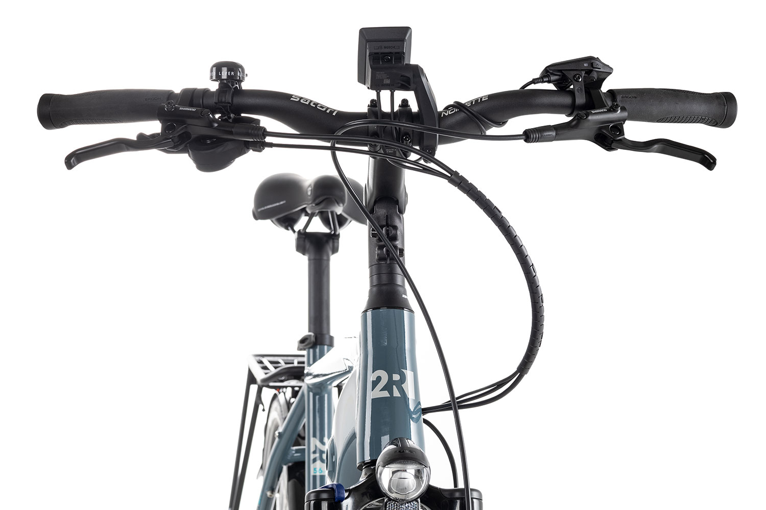 2R Manufaktur ELX 10 51 cm | grey/coolgrey/waterblue | 28 Zoll