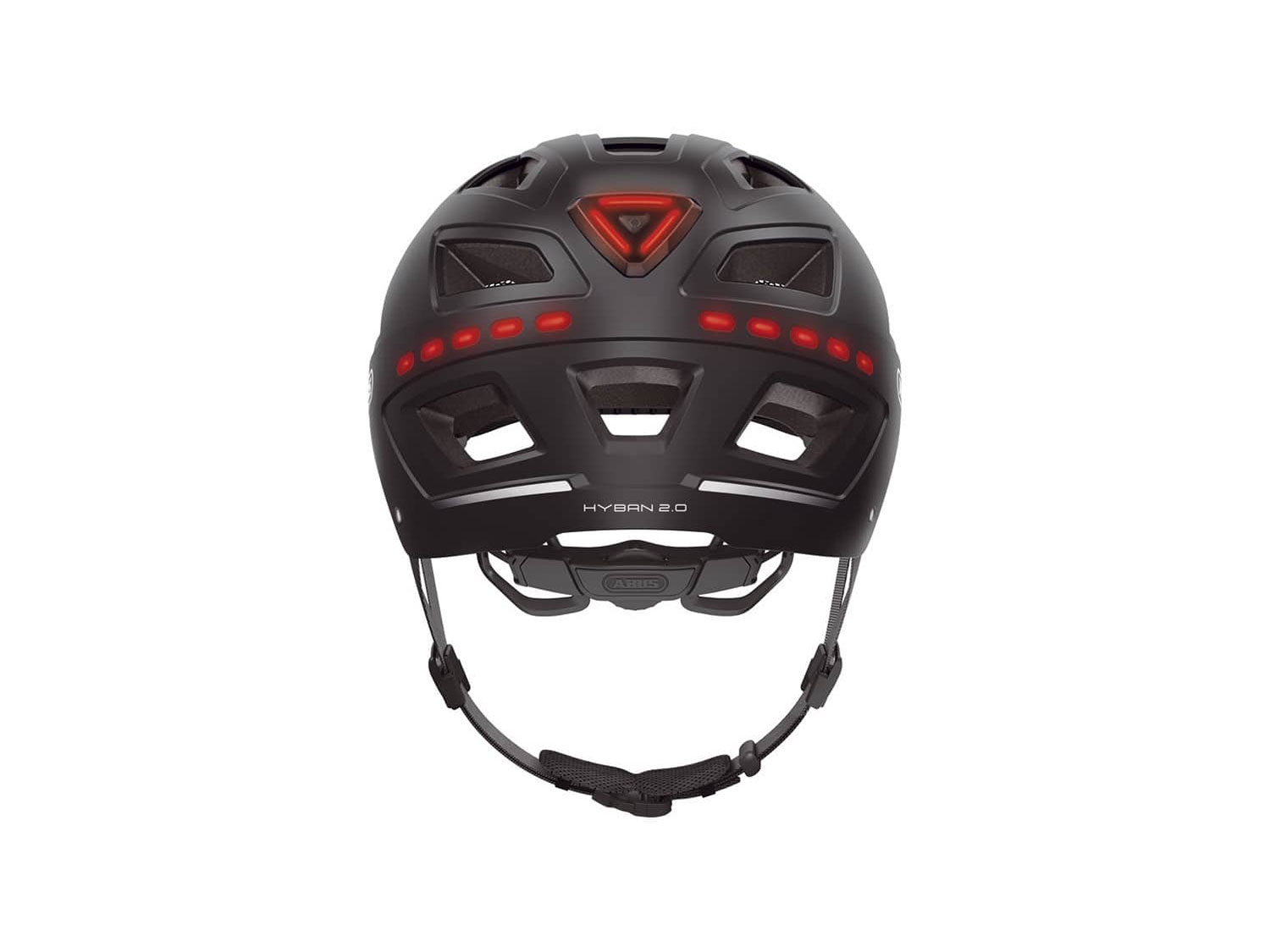 Abus Hyban 2.0 LED Helm 58-63 cm | signal black