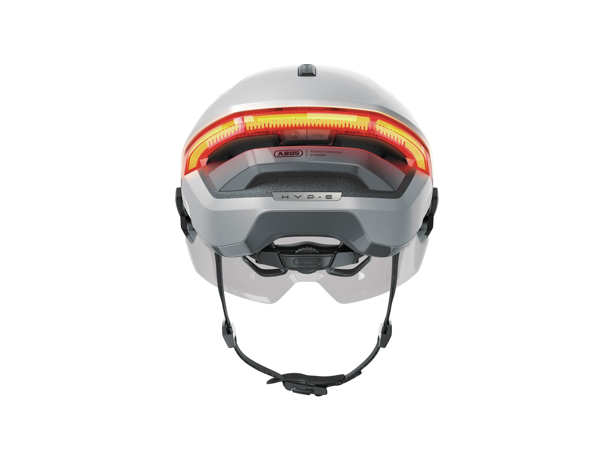 Abus Hyp-E ACE E-Bike Helm 57-61 cm | gleam silver