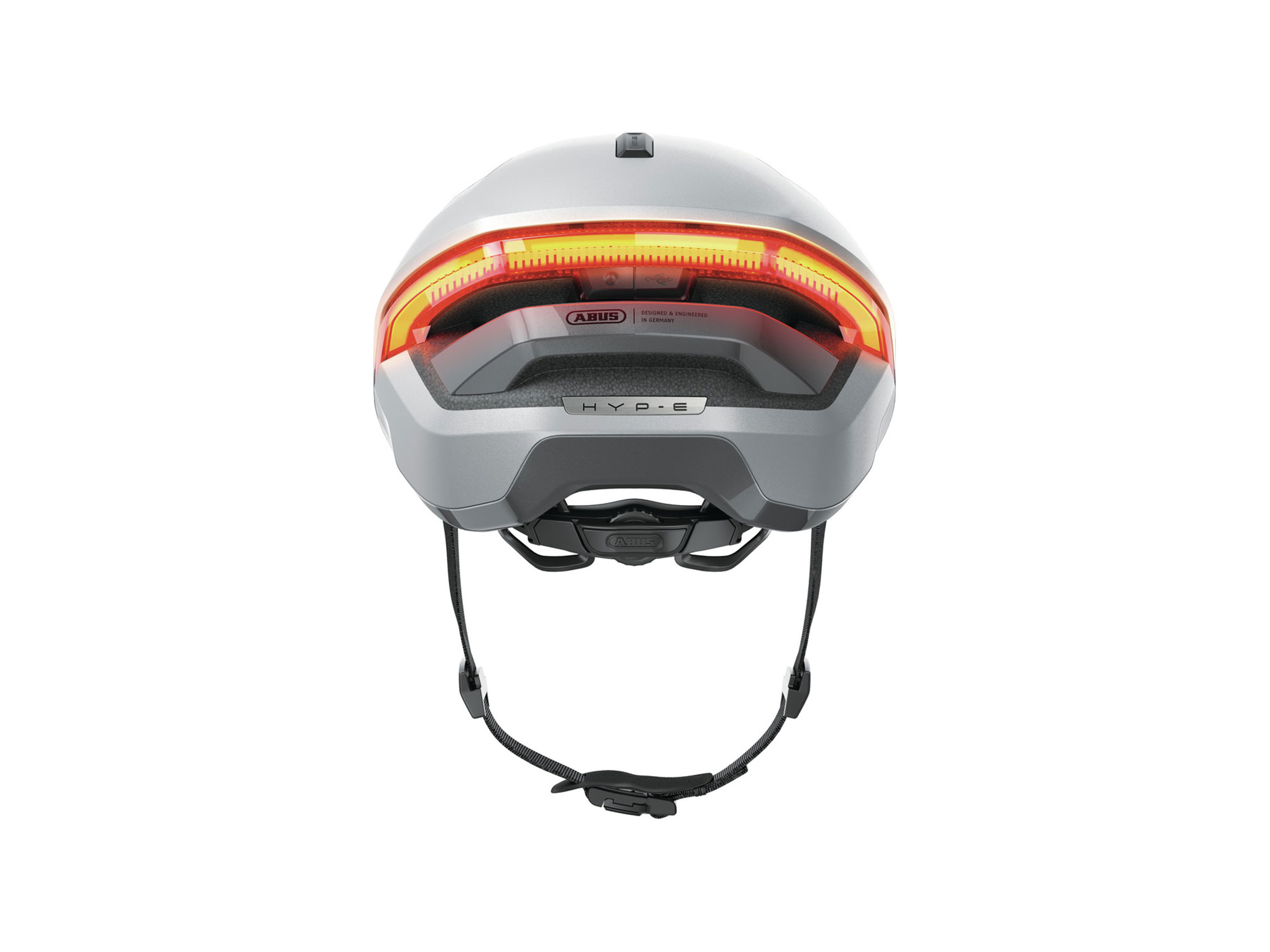 Abus Hyp-E Helm 51-55 cm | gleam silver