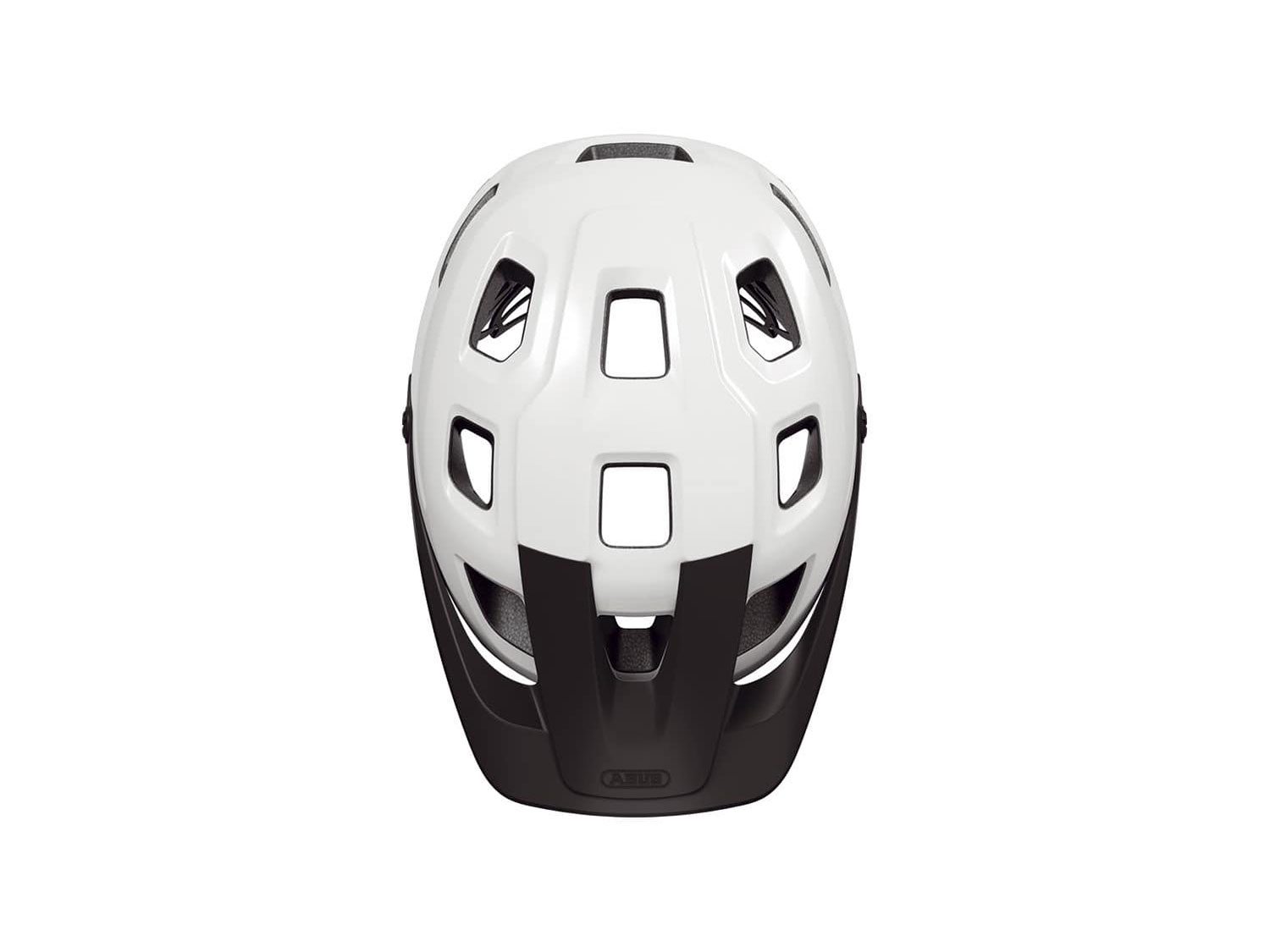Abus MoTrip MTB Helm 57-61 cm | shiny white