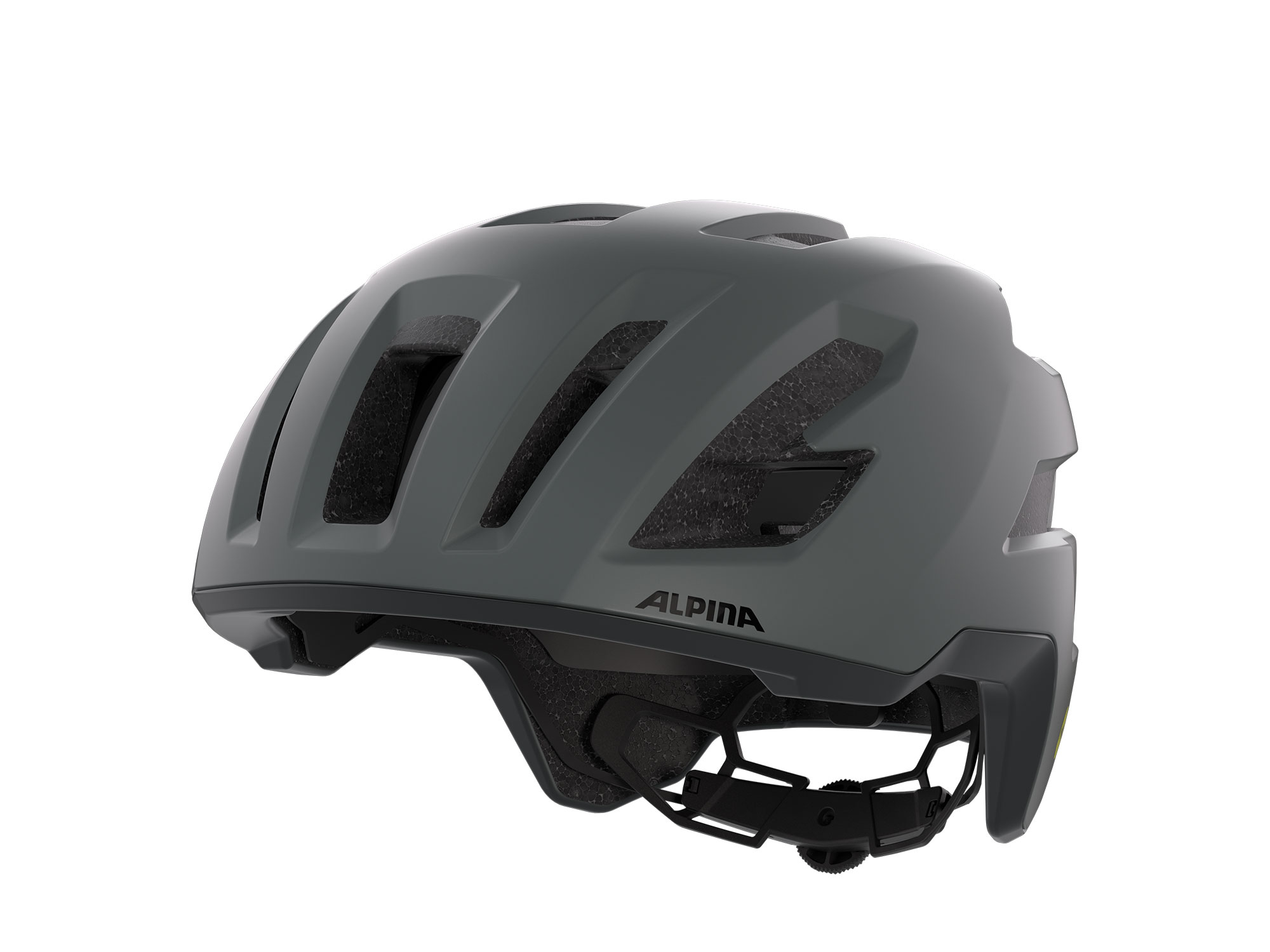 Alpina Taunus Gravel MIPS Helm 52-56 cm | midnight grey matt