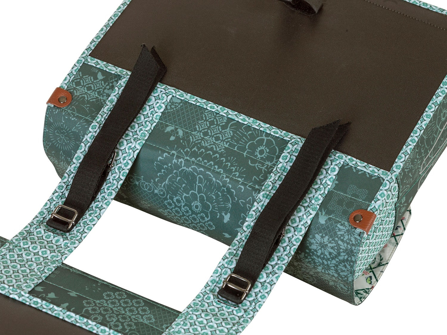 Basil Boheme Double Bag Tasche 35 Liter | forestgreen