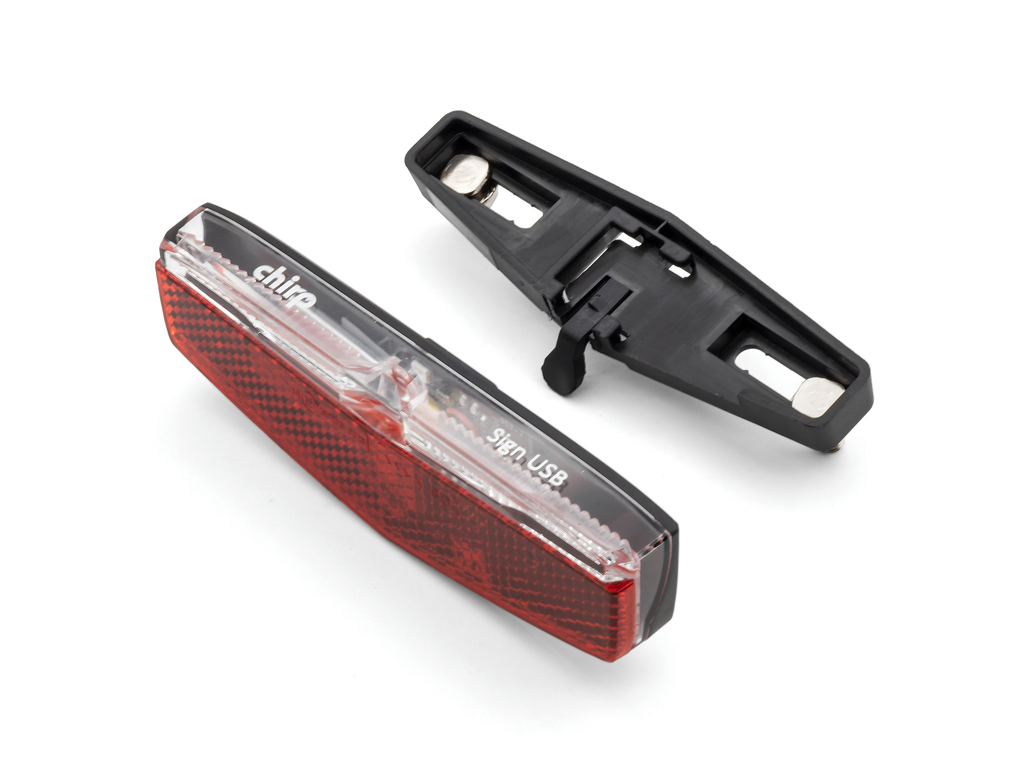 Chirp SIGN USB Rücklicht für Gepäckträger rot