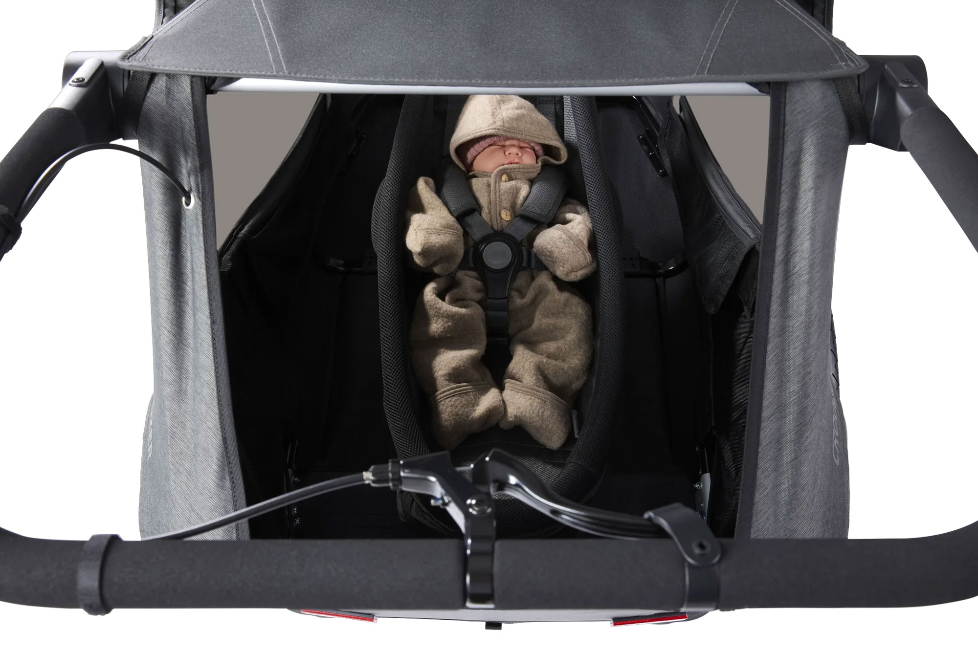 Croozer Yuuna Baby Sitz Modul schwarz