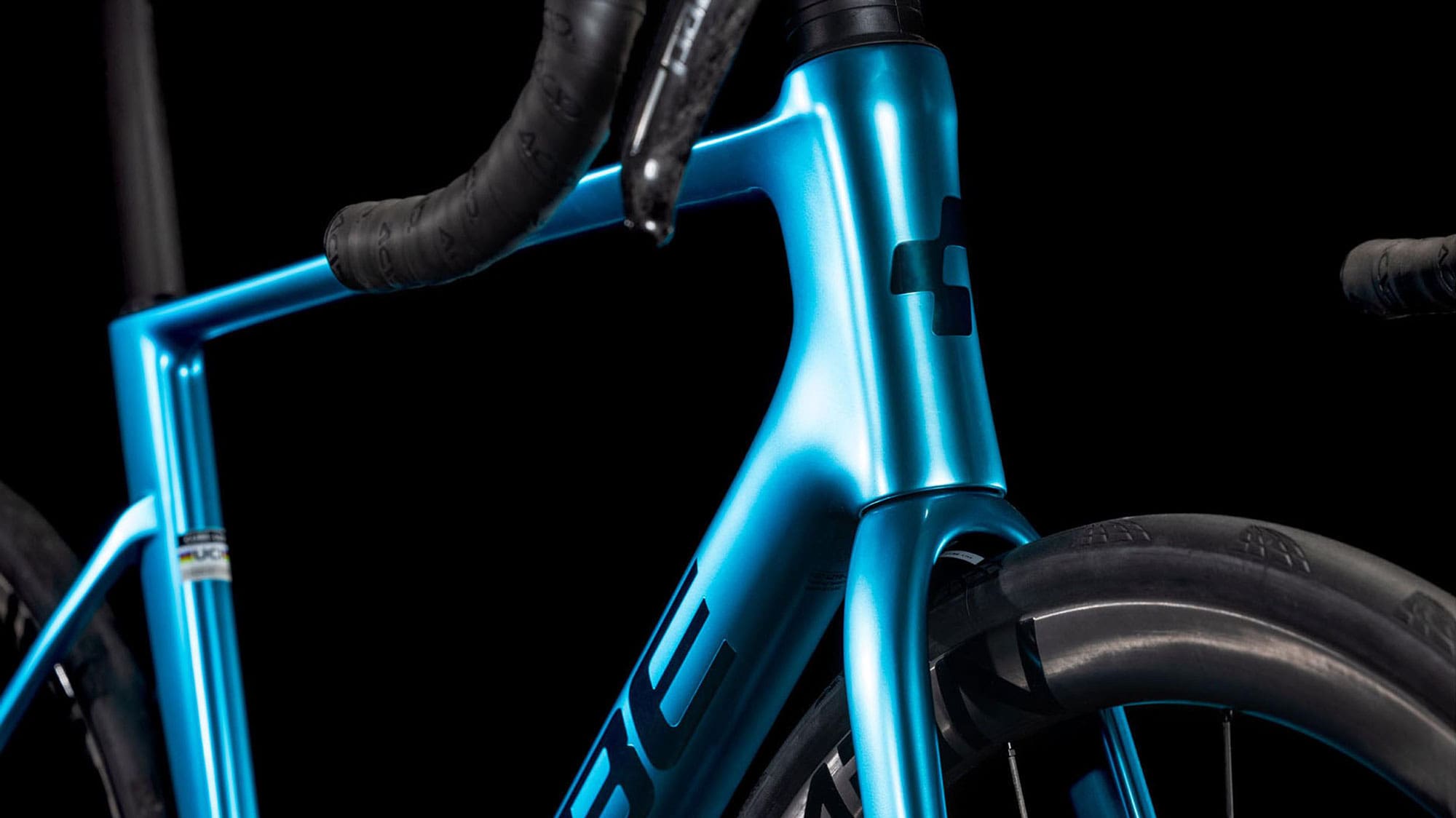 Cube Litening AIR C:68X SLX 2025 60 cm | chromeblue´n´carbon