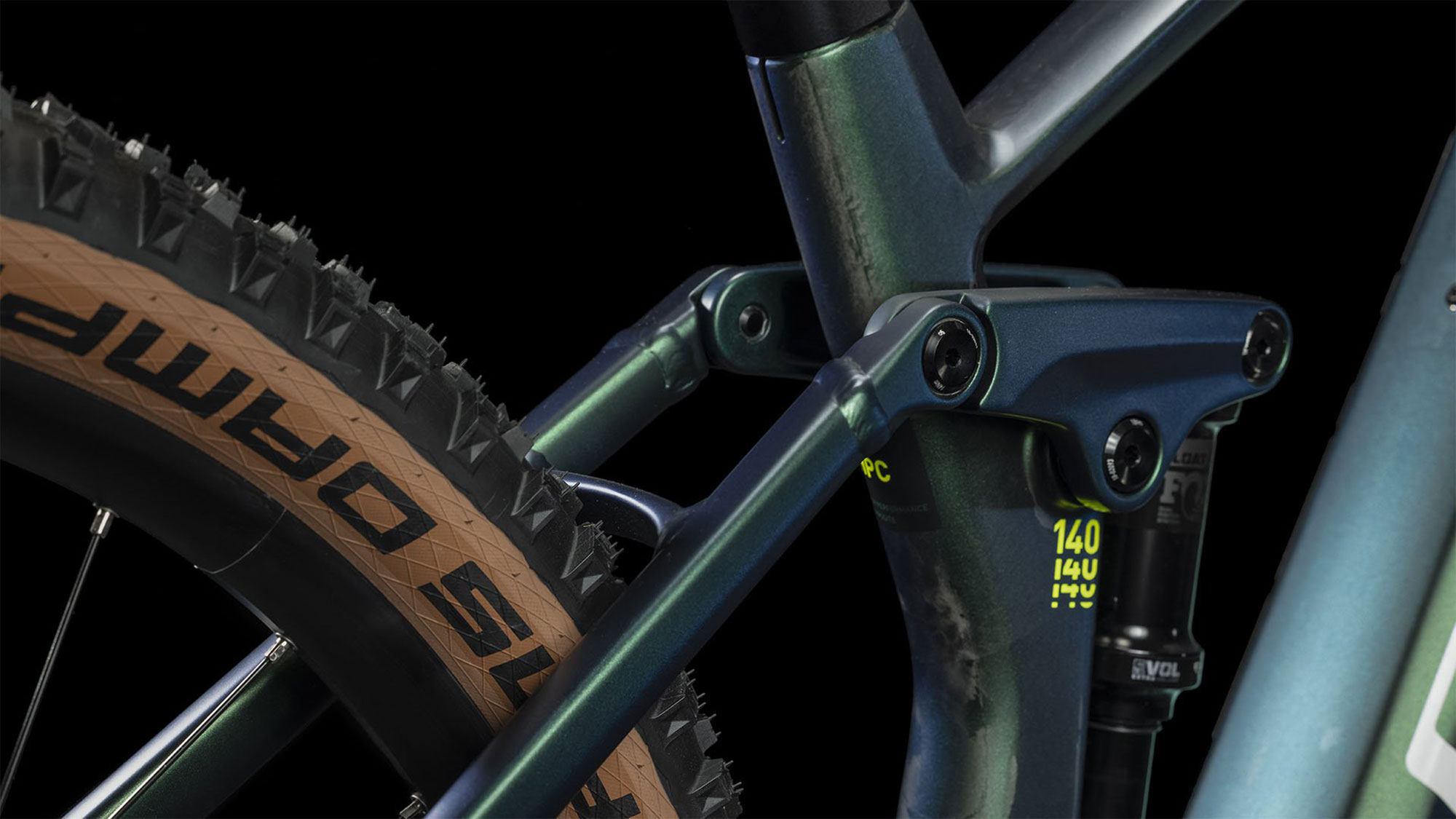 Cube Stereo Hybrid 140 HPC SLX 750 S | goblin´n´yellow
