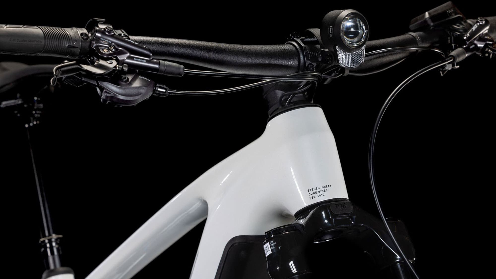 Cube Stereo Hybrid ONE44 EXC 800 Allroad 2025 M | metallicwhite´n´black
