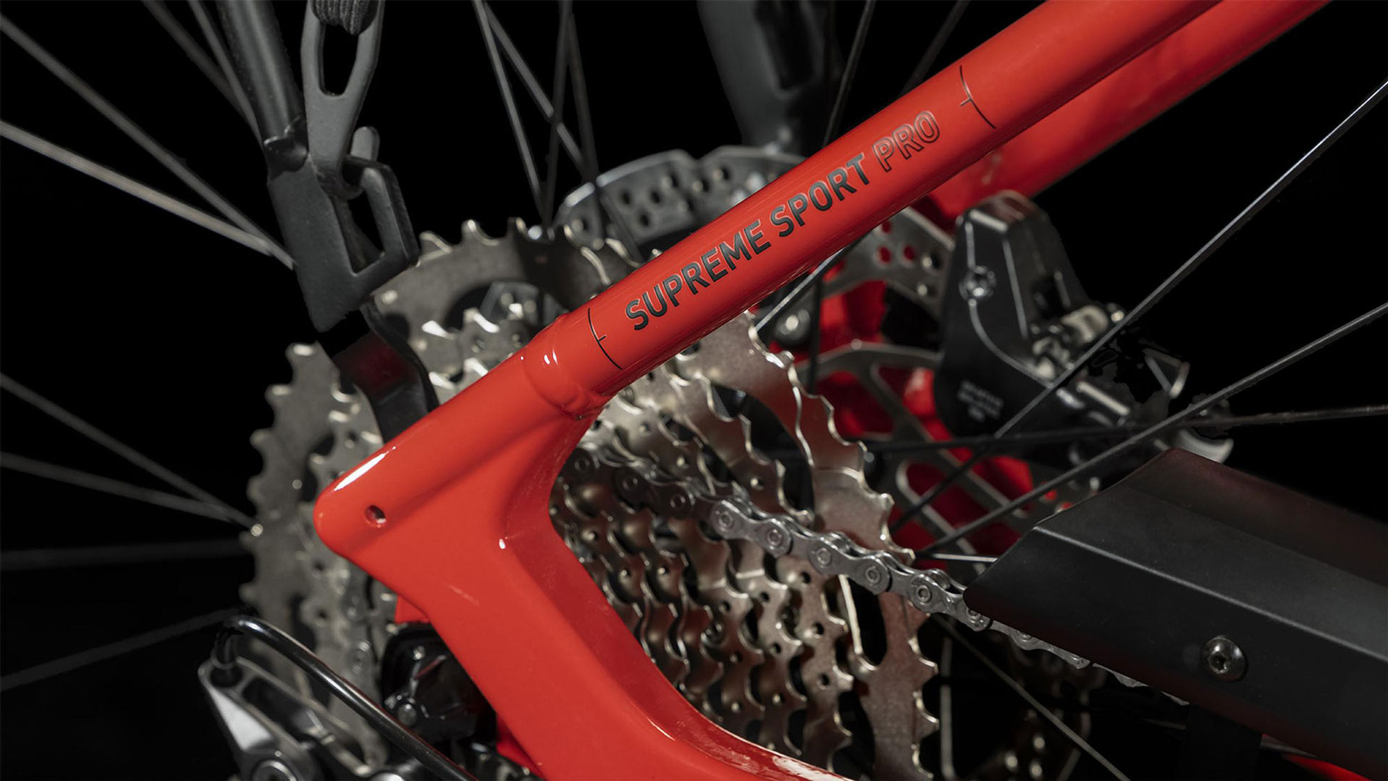 Cube Supreme Sport Hybrid PRO 500 Wave 58 cm | red´n´black