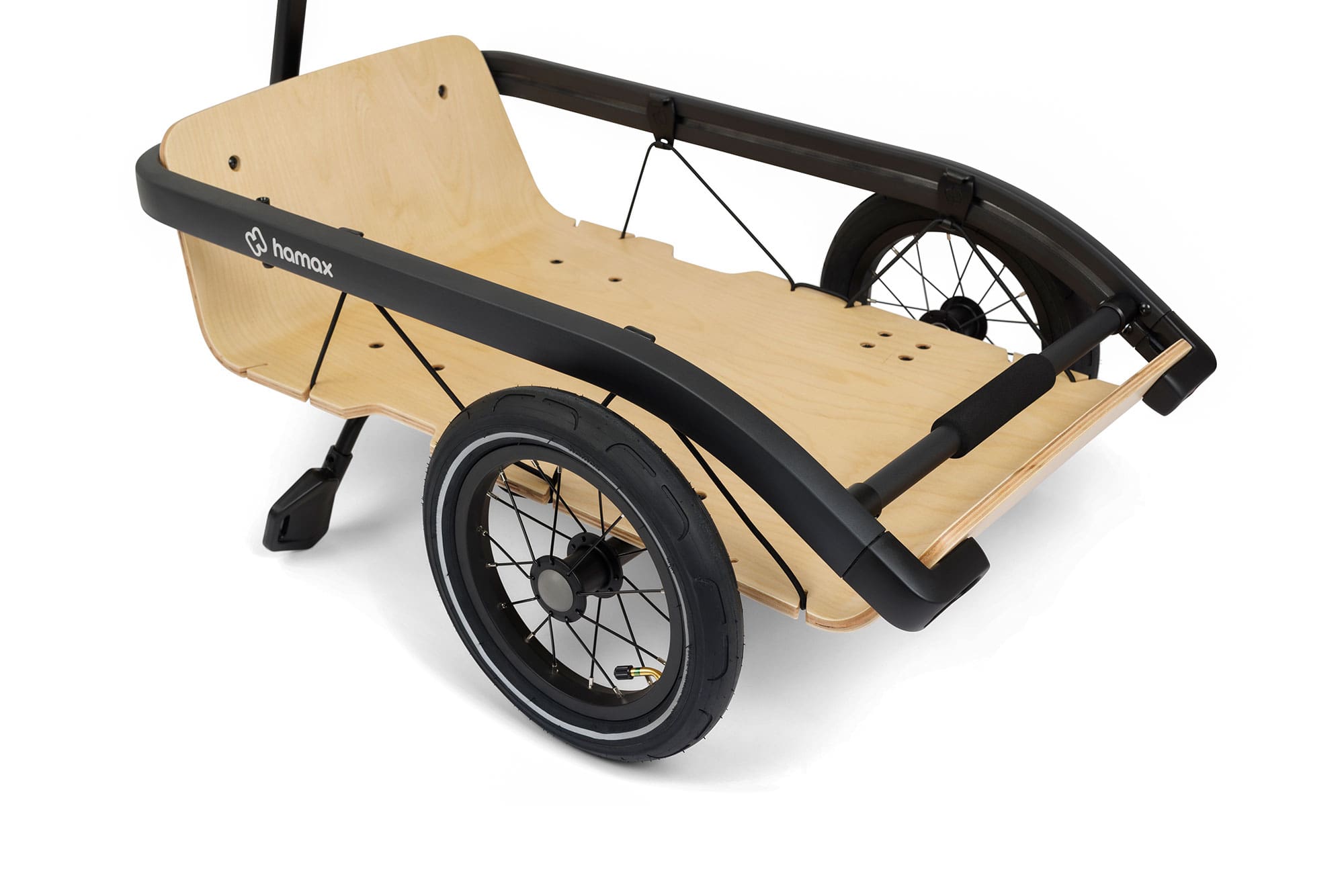 Hamax Venture Plus Cargoanhänger wood
