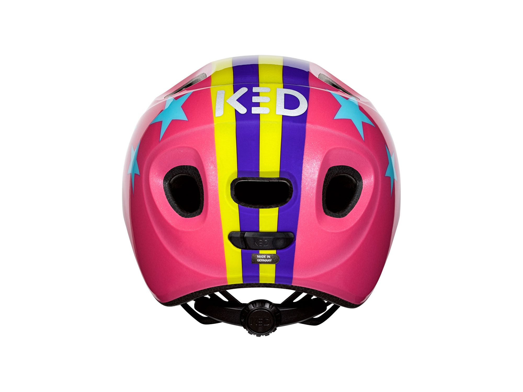 KED Meggy Spark Helm 50-55 cm | stellar stripes pink glossy