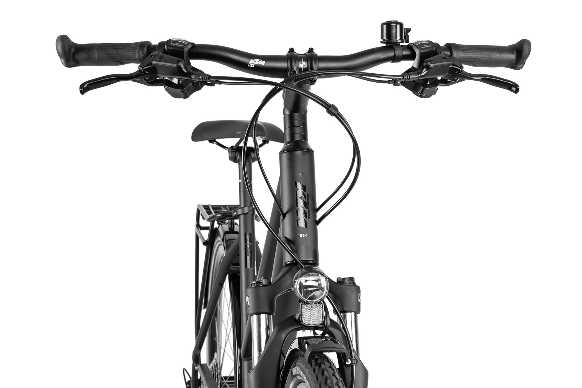 KTM VALENCIA STREET Trapez 46 cm | metallic black matt/black lime