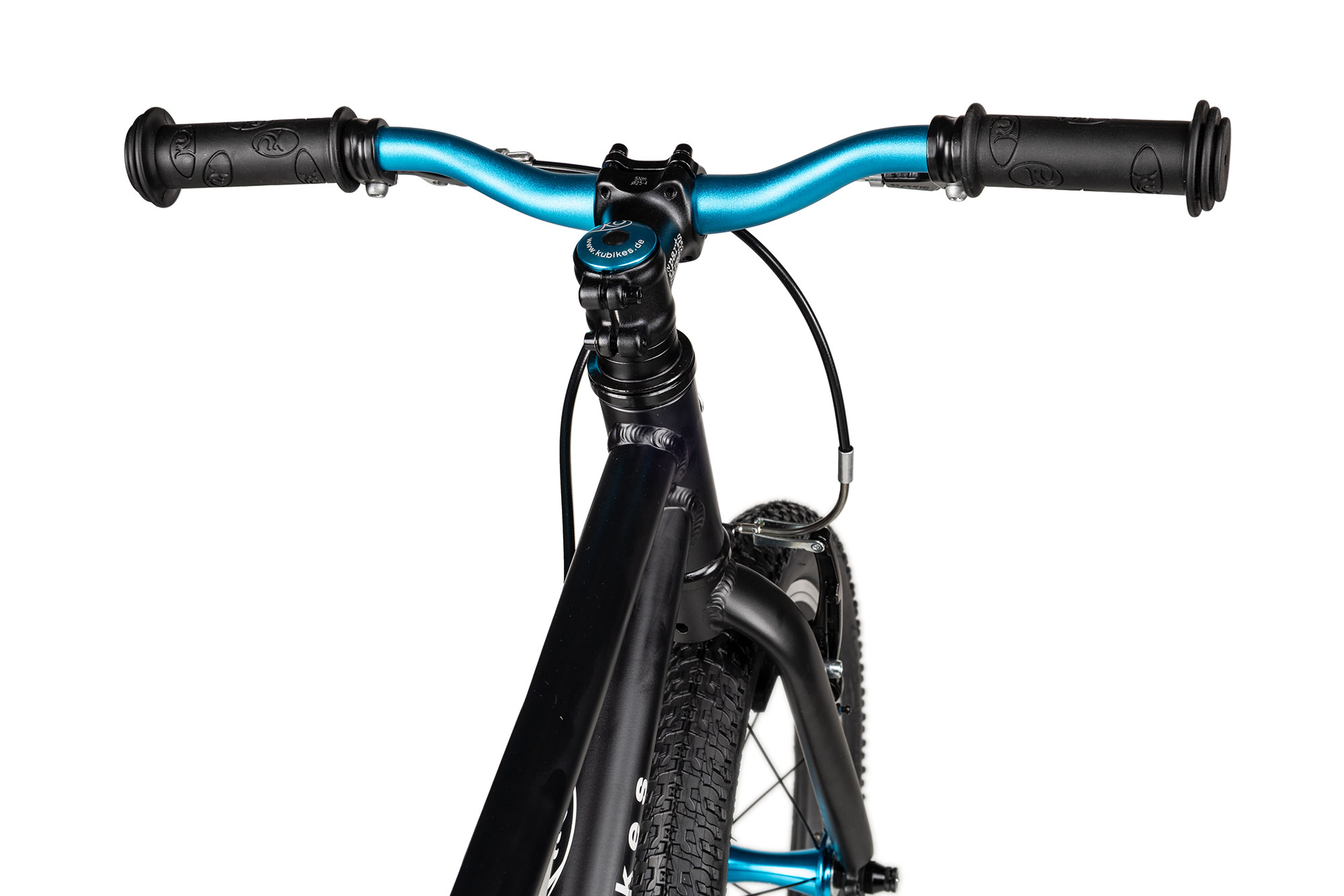 KUbikes 16L MTB 22 cm | schwarz/laser blue
