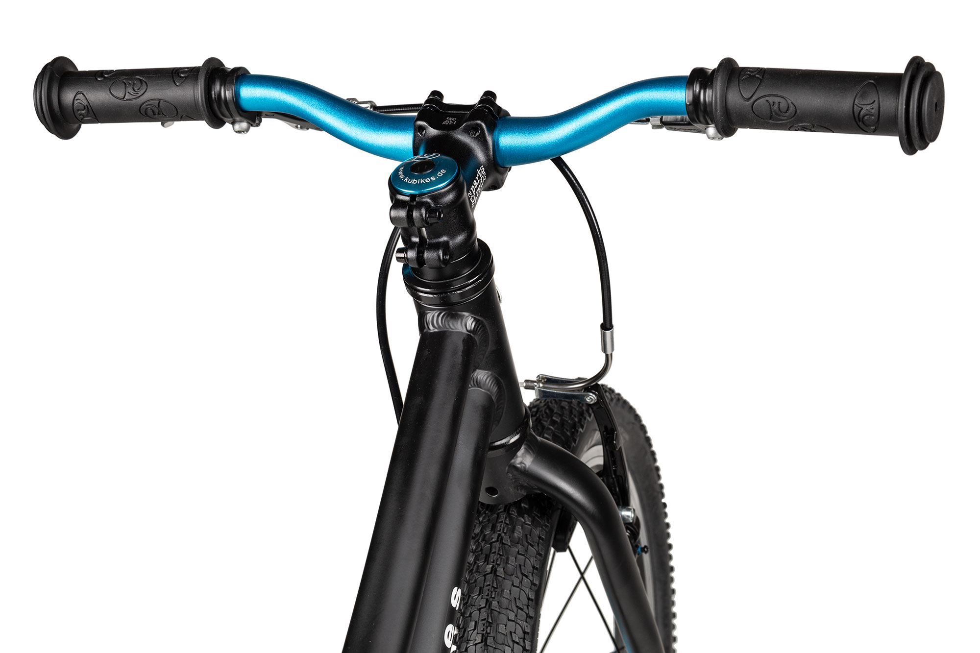 KUbikes 16S MTB 18 cm | schwarz/laser blue