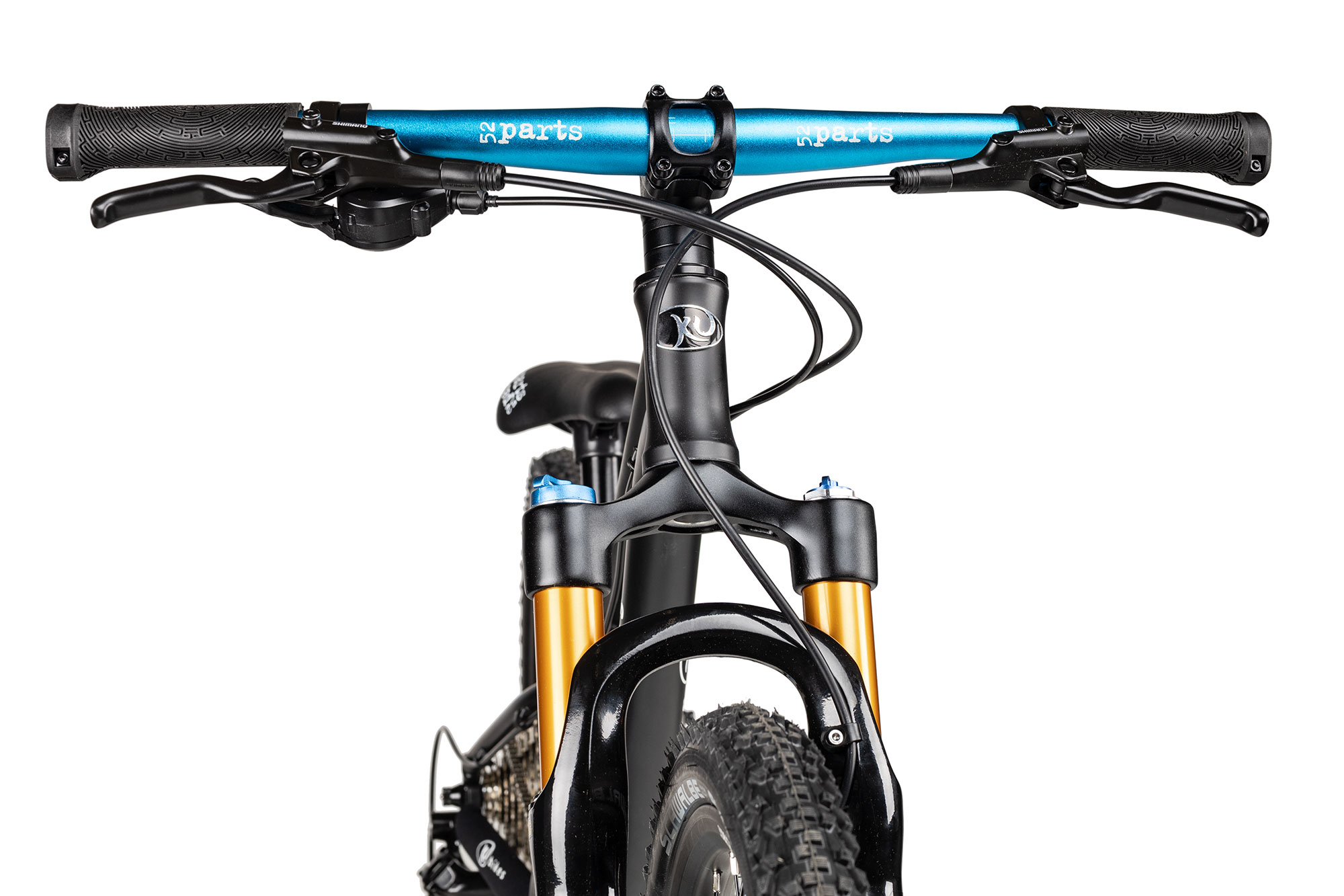 KUbikes 20 MTB Disc S | schwarz/laser blue