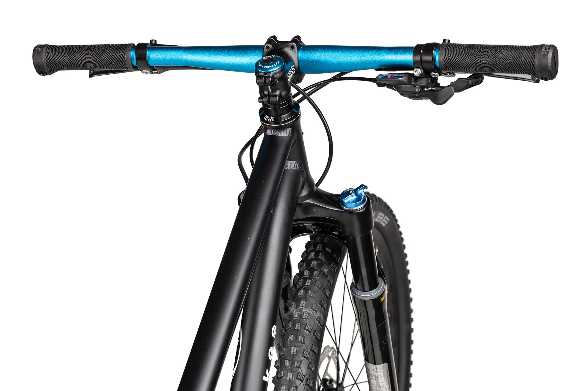 KUbikes 24 MTB DISC 29 cm | schwarz/laser blue