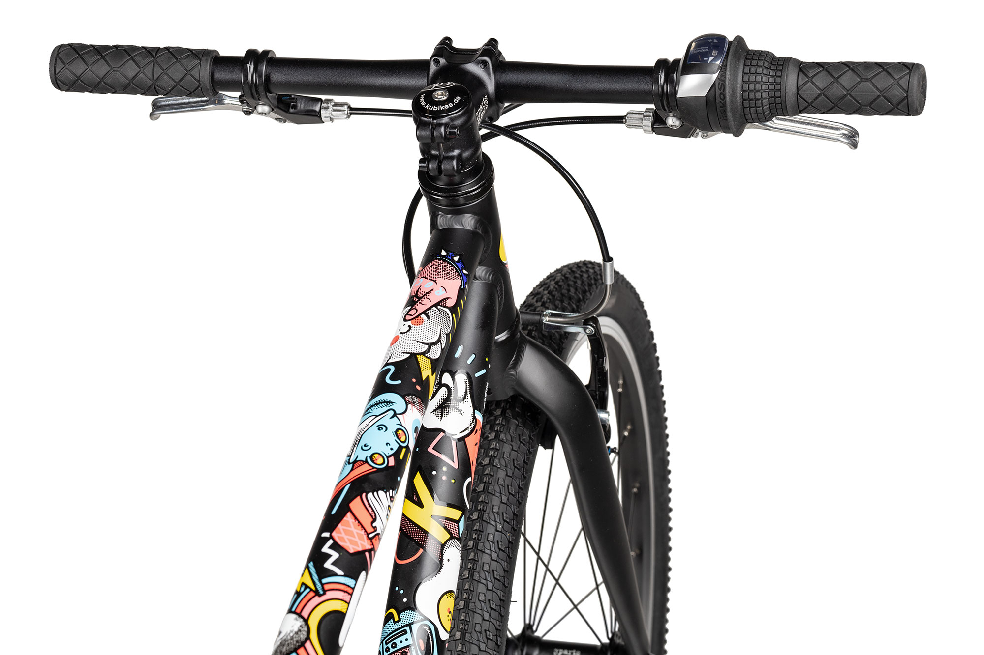 KUbikes 24 MTB 33 cm | schwarz/comic