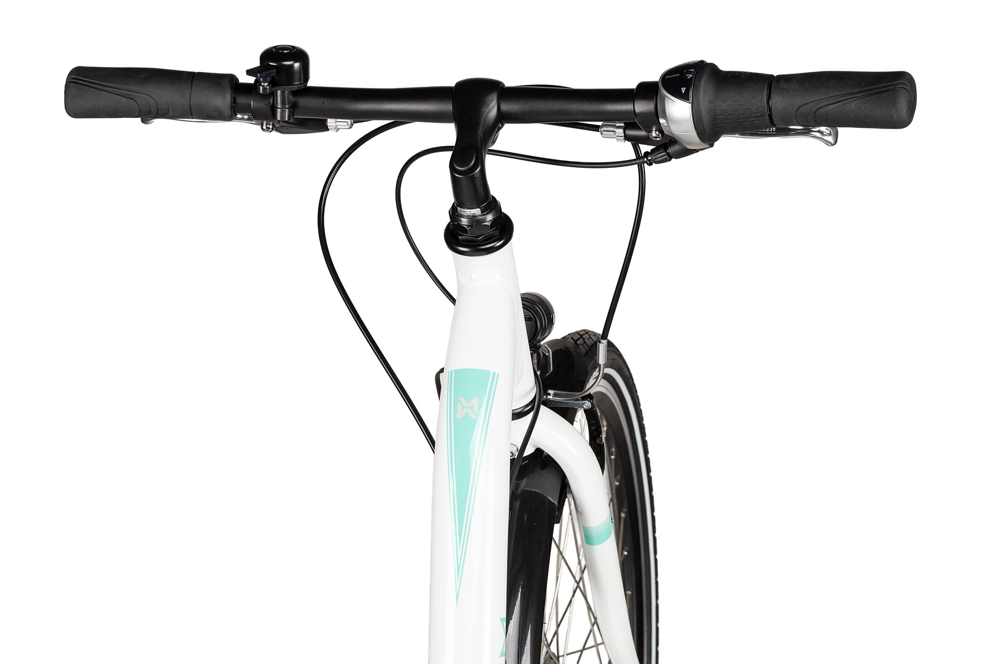 Maxim Malia 26 7 Wave 38 cm | shiny white/turquoise grey