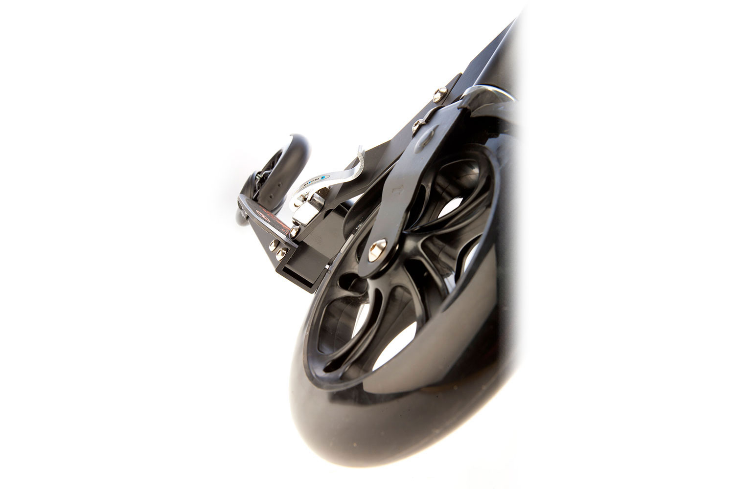 Micro Black/White Scooter schwarz