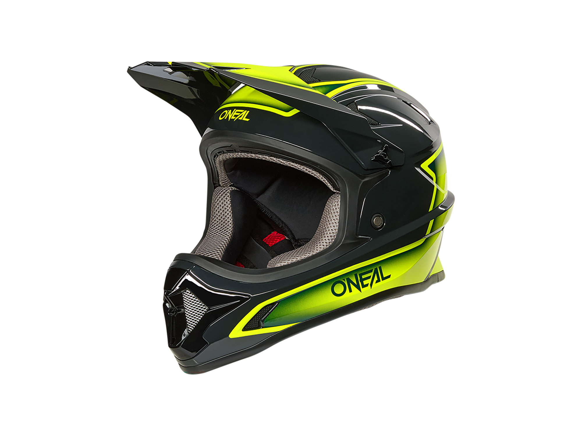ONeal Sonus Fullface Helm 53-54 cm | slick gray neon