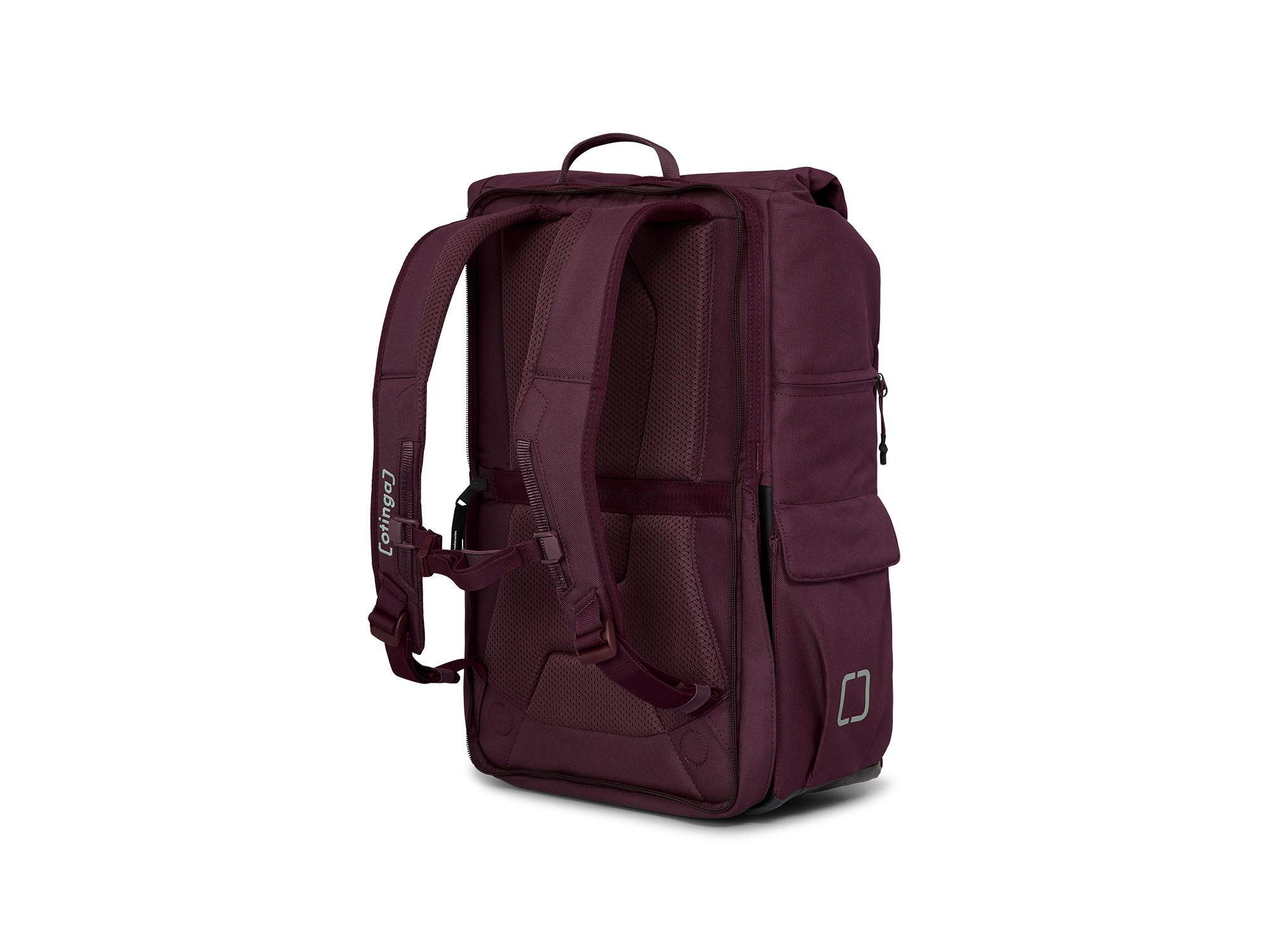 otinga Flip V3 Rucksack-Fahrradtasche aubergine rot