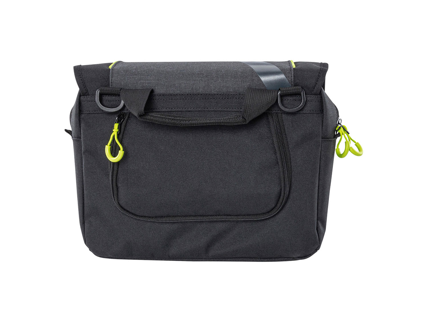 QIO Mattis Fronttasche KlickFix 8 Liter | schwarz anthrazit