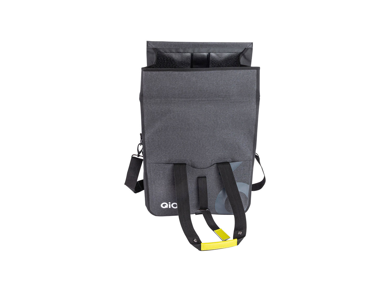 QIO Pina Fronttasche KlickFix 20 Liter | schwarz anthrazit