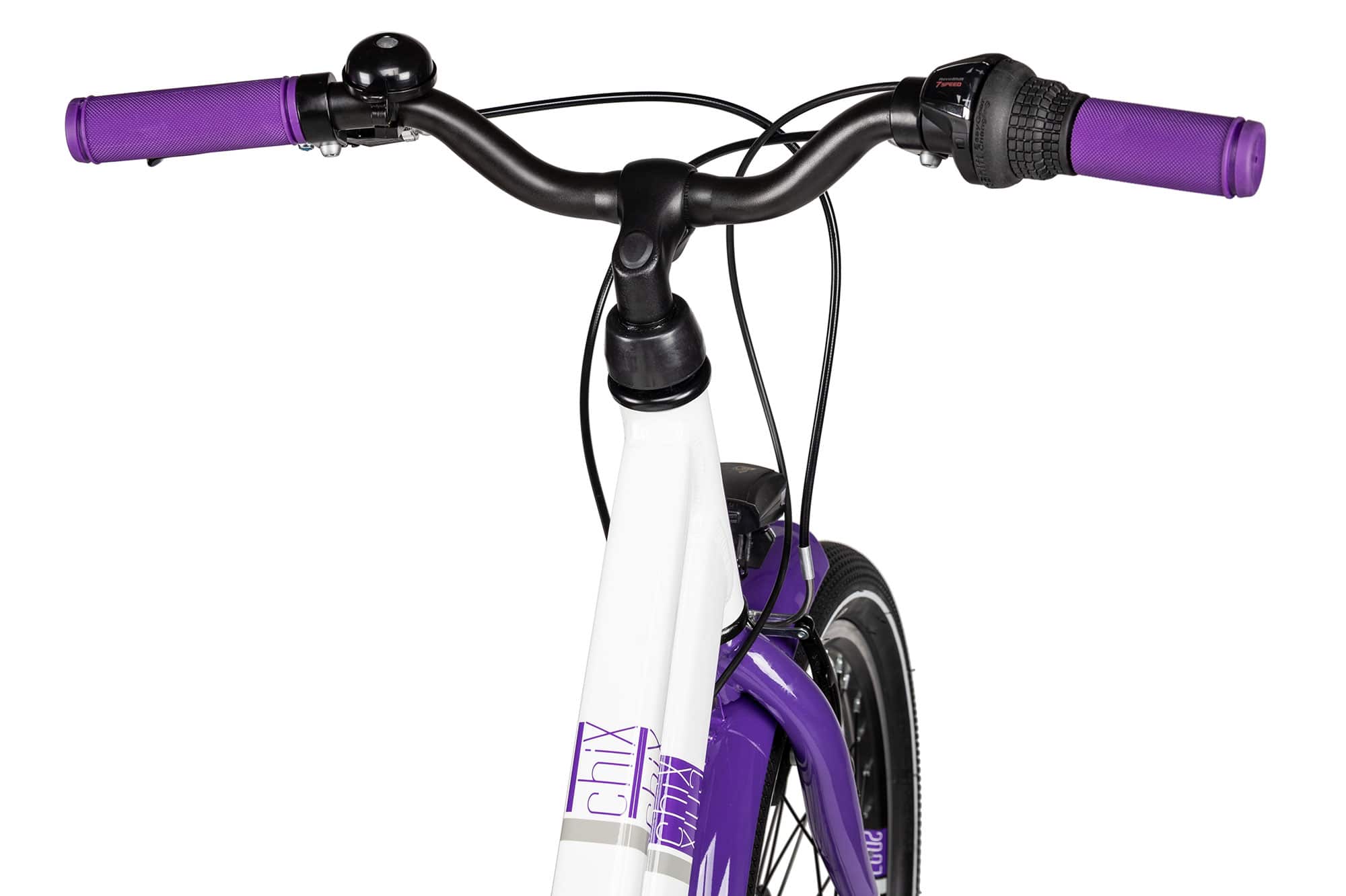 SCool chiX twin alloy 20-7 28 cm | white/violet | 20 Zoll