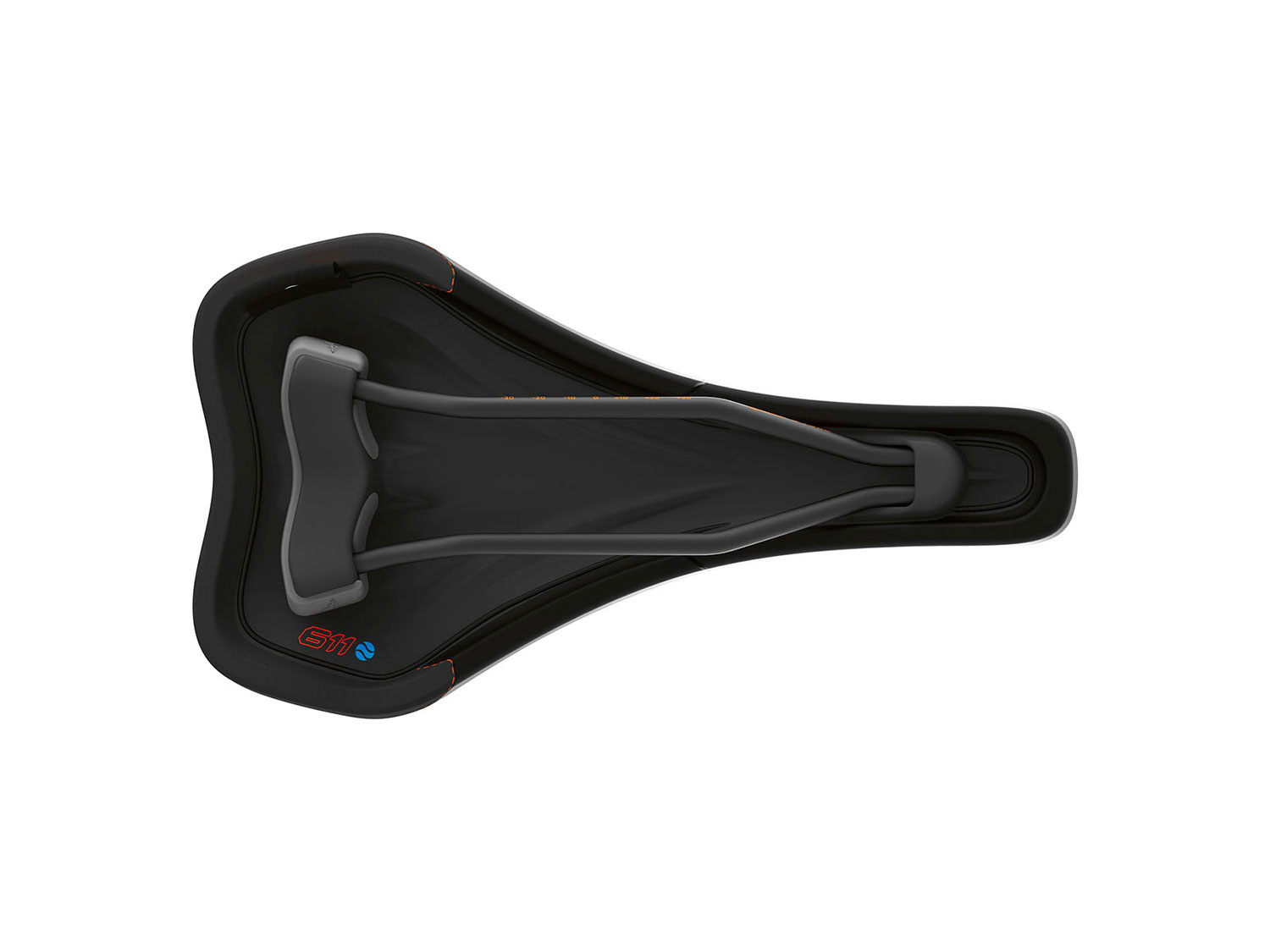 SQlab 611 Ergowave active S-Tube Sattel 12 cm | schwarz