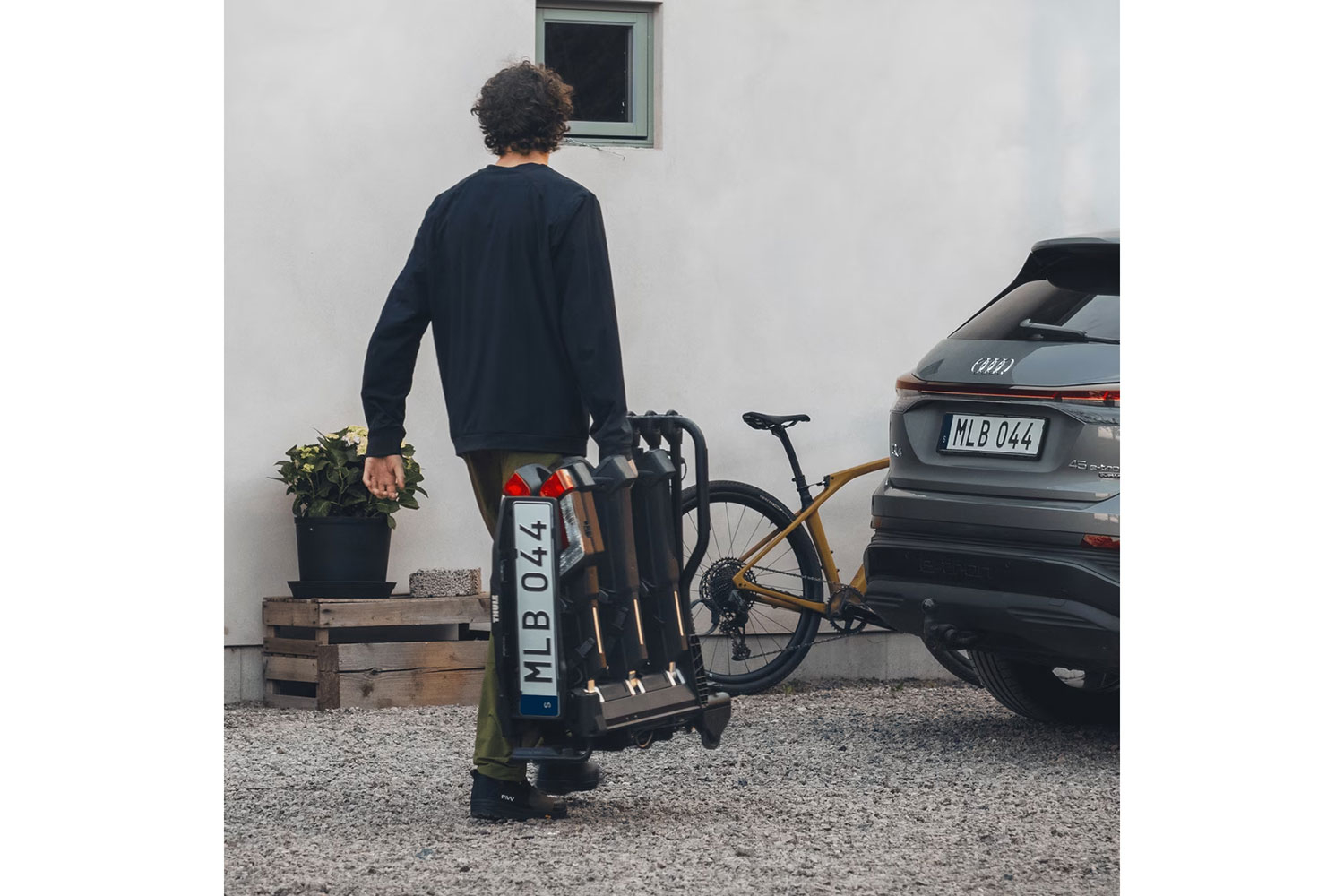 Thule EasyFold 3 Fahrradträger black | 3 Fahrräder