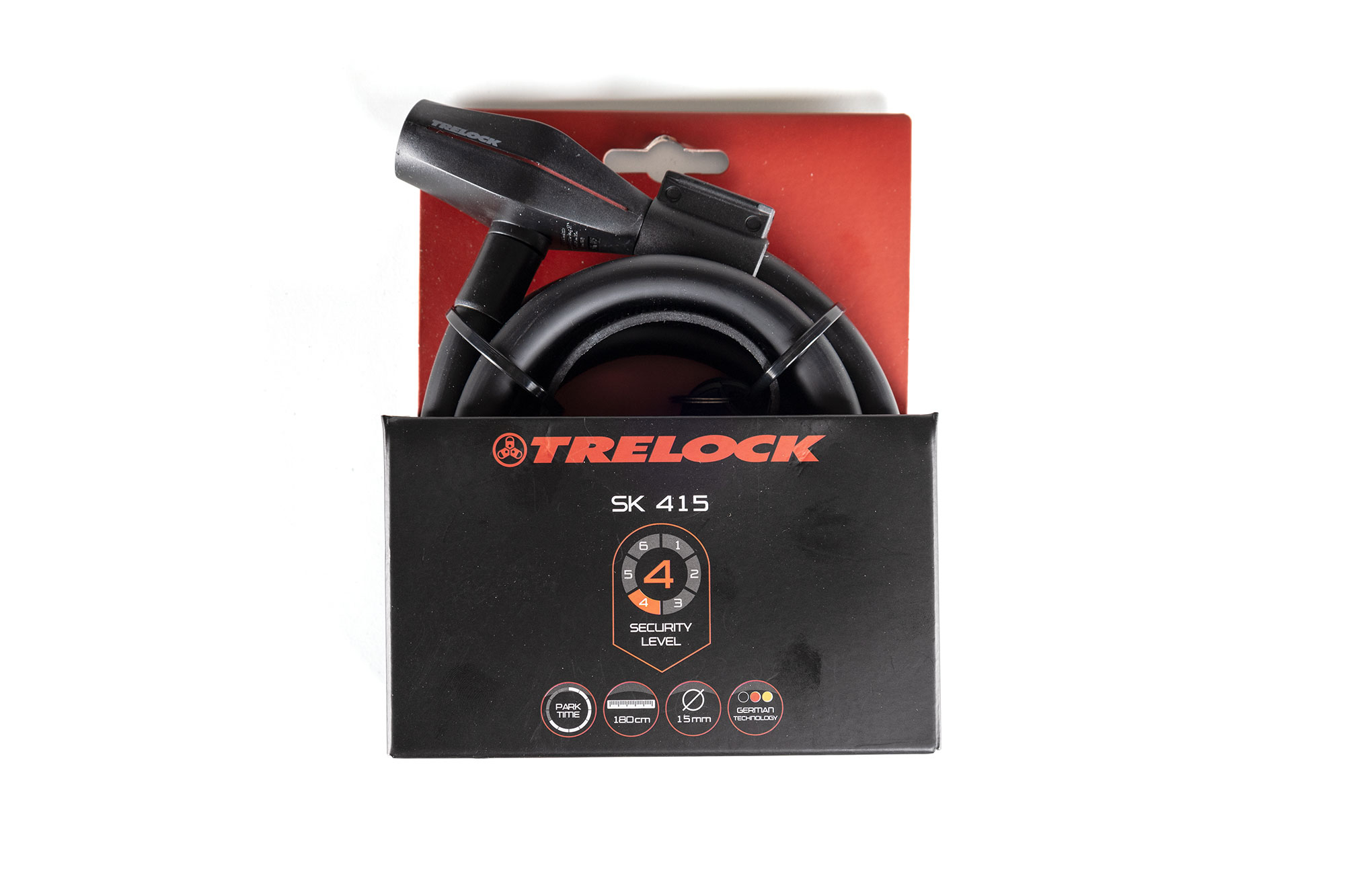 Trelock SK415 SMU Spiralkabelschloss 180 cm